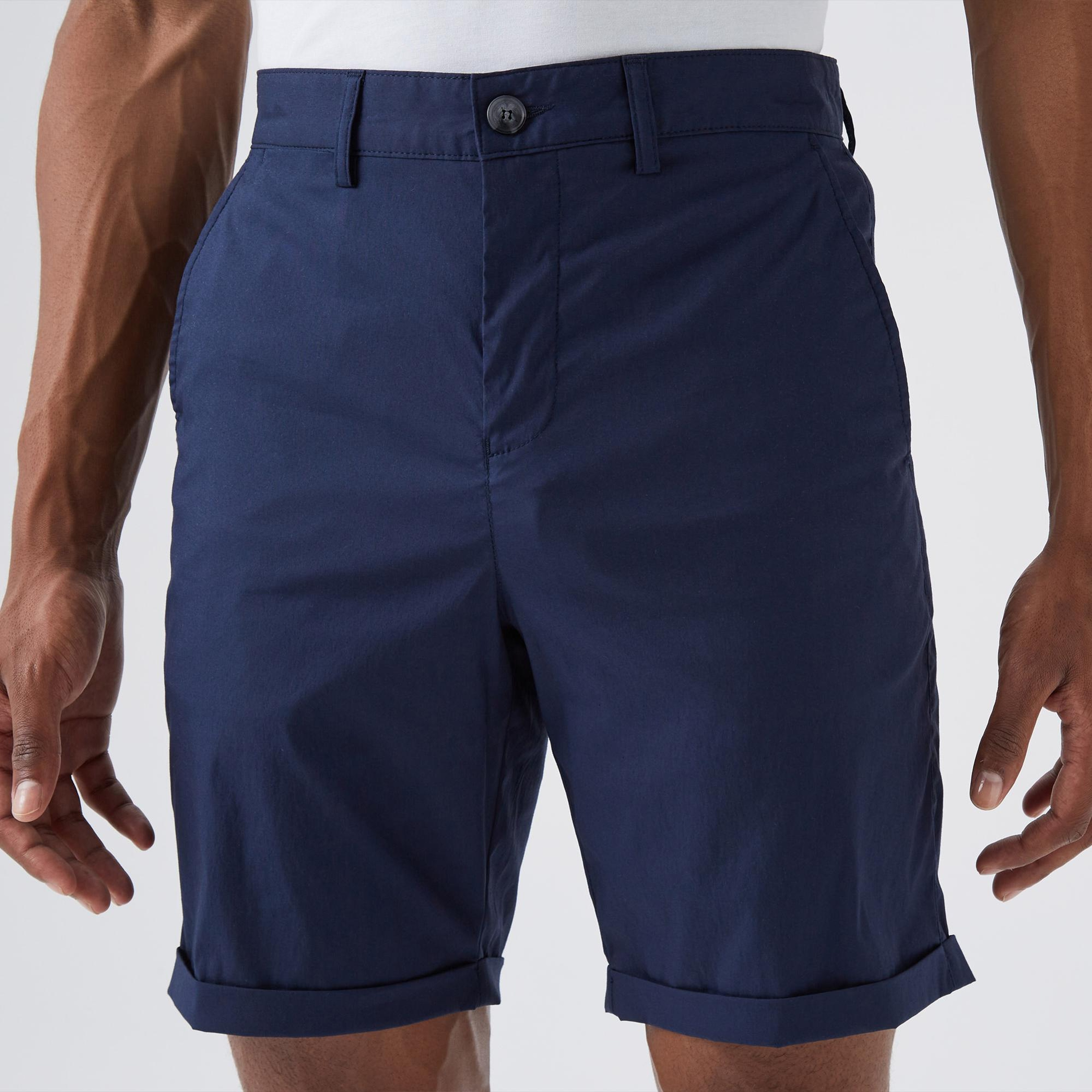 Lacoste Erkek Slim Fit Lacivert Bermuda Şort