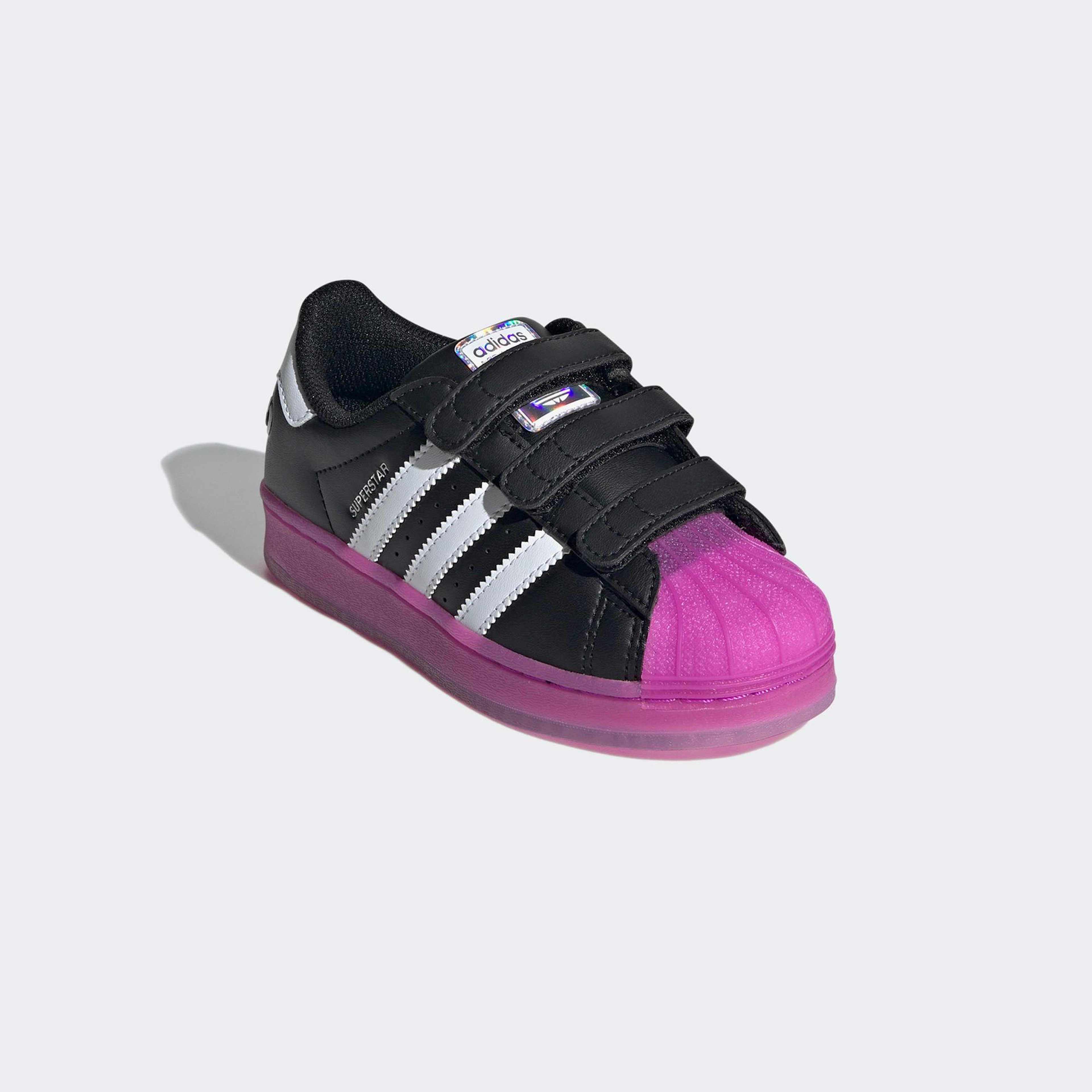 adidas Superstar LED Light Çocuk Işıklı Siyah Ayakkabı