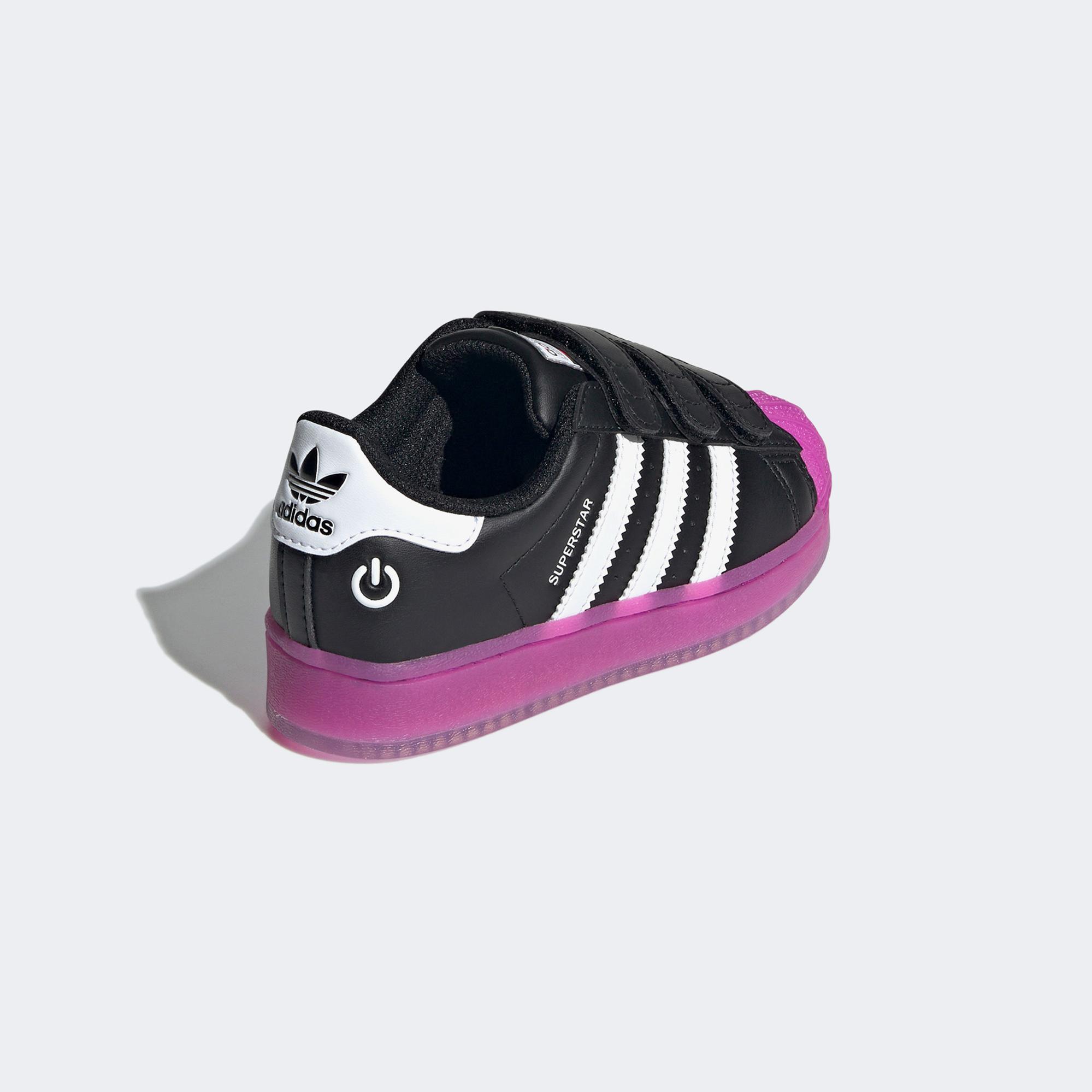 adidas Superstar LED Light Çocuk Işıklı Siyah Ayakkabı