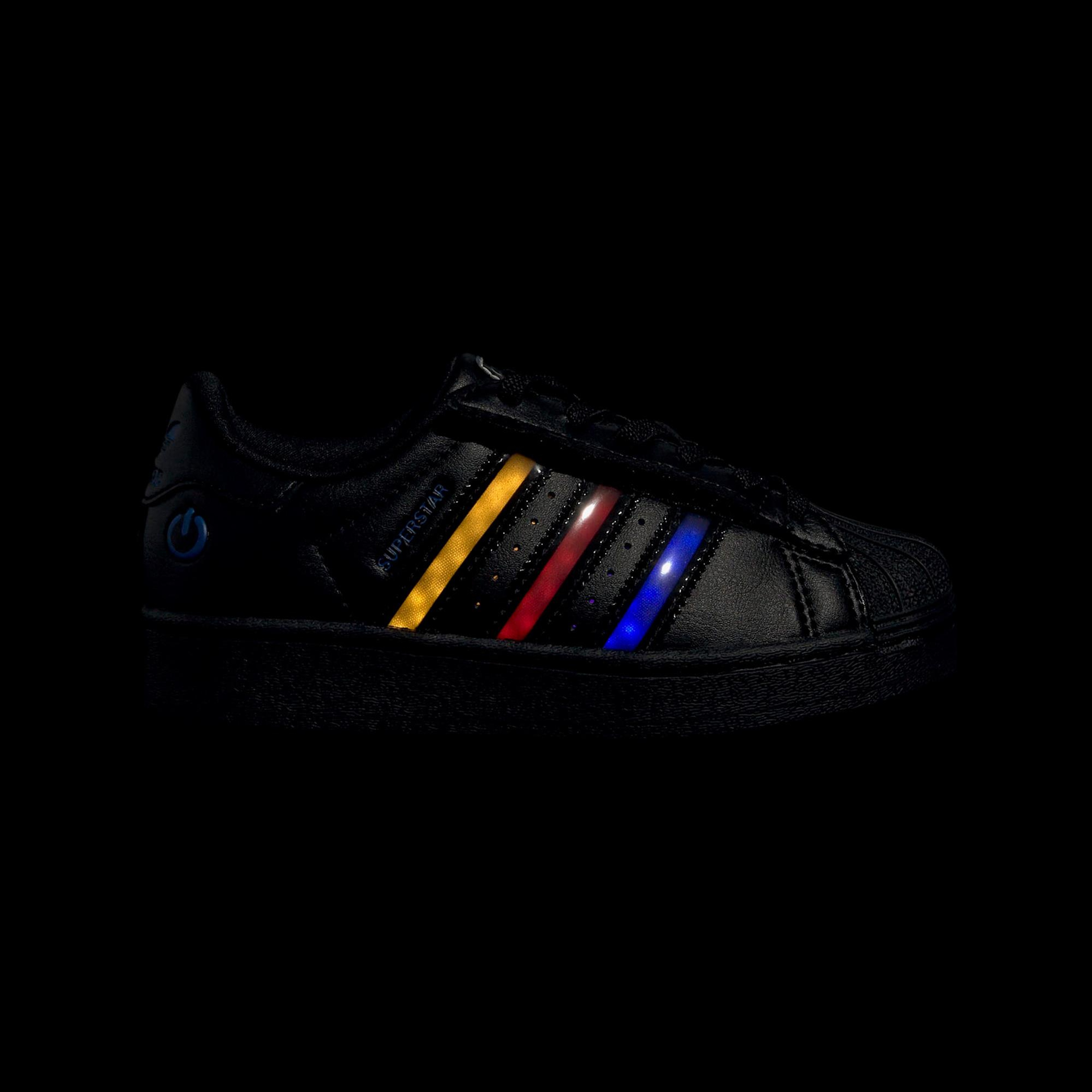 adidas Superstar Led Lights Cf El C Çocuk Işıklı Siyah Spor Ayakkabı