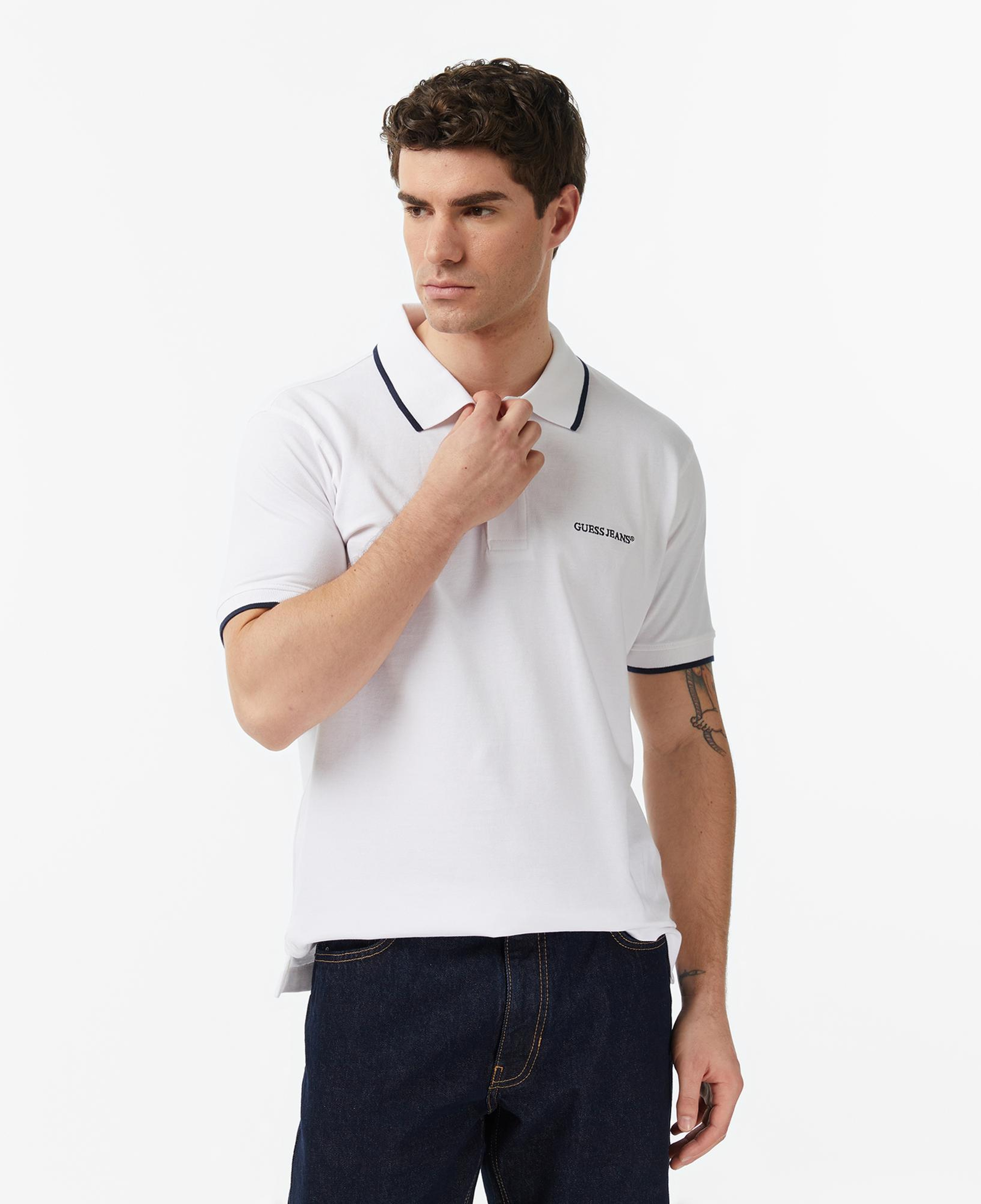 Guess Jeans Embro Regular Fit Erkek Renkli Polo