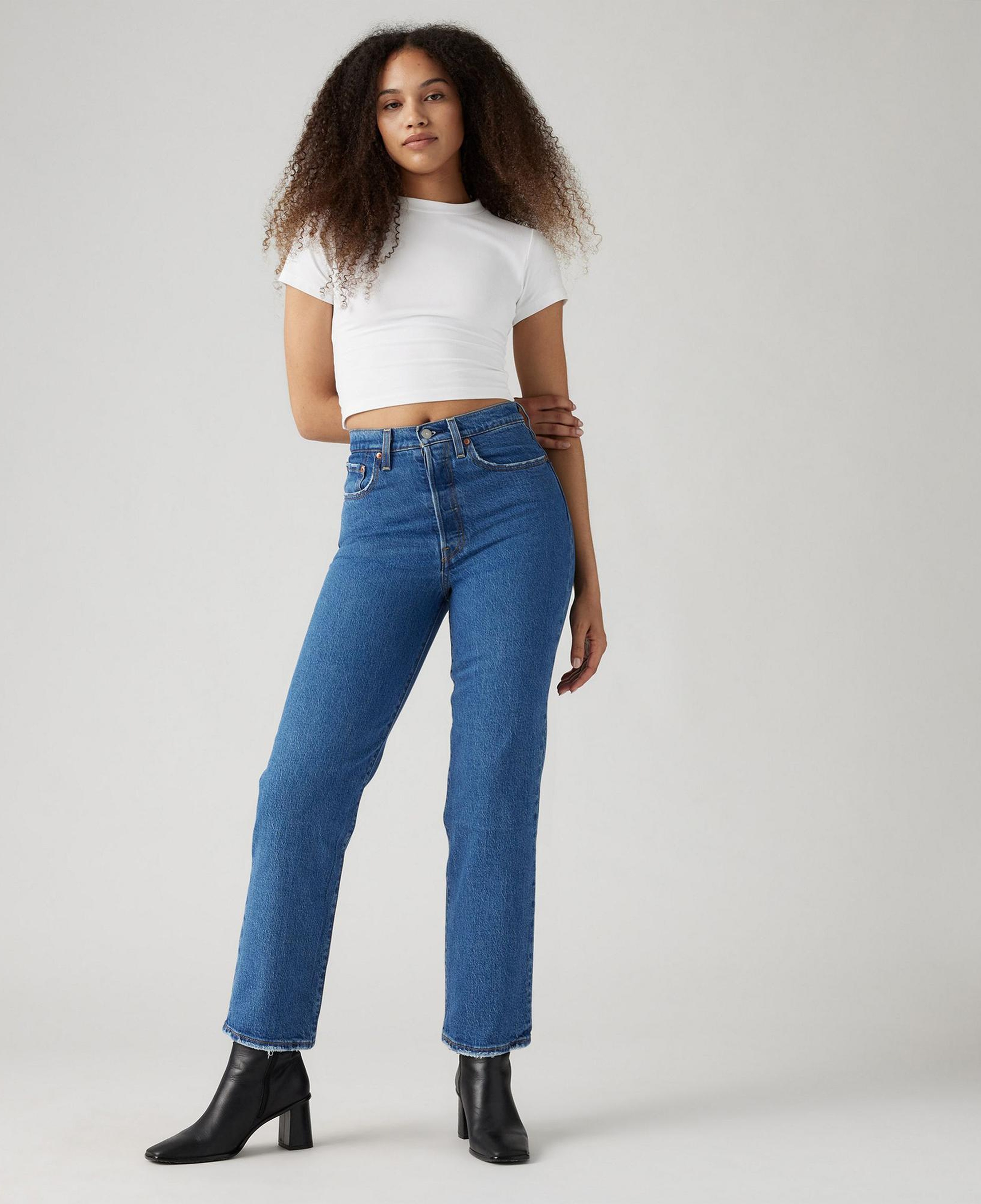 Levi's Ribcage Straight  Jazz Pop Kadın Mavi Jean