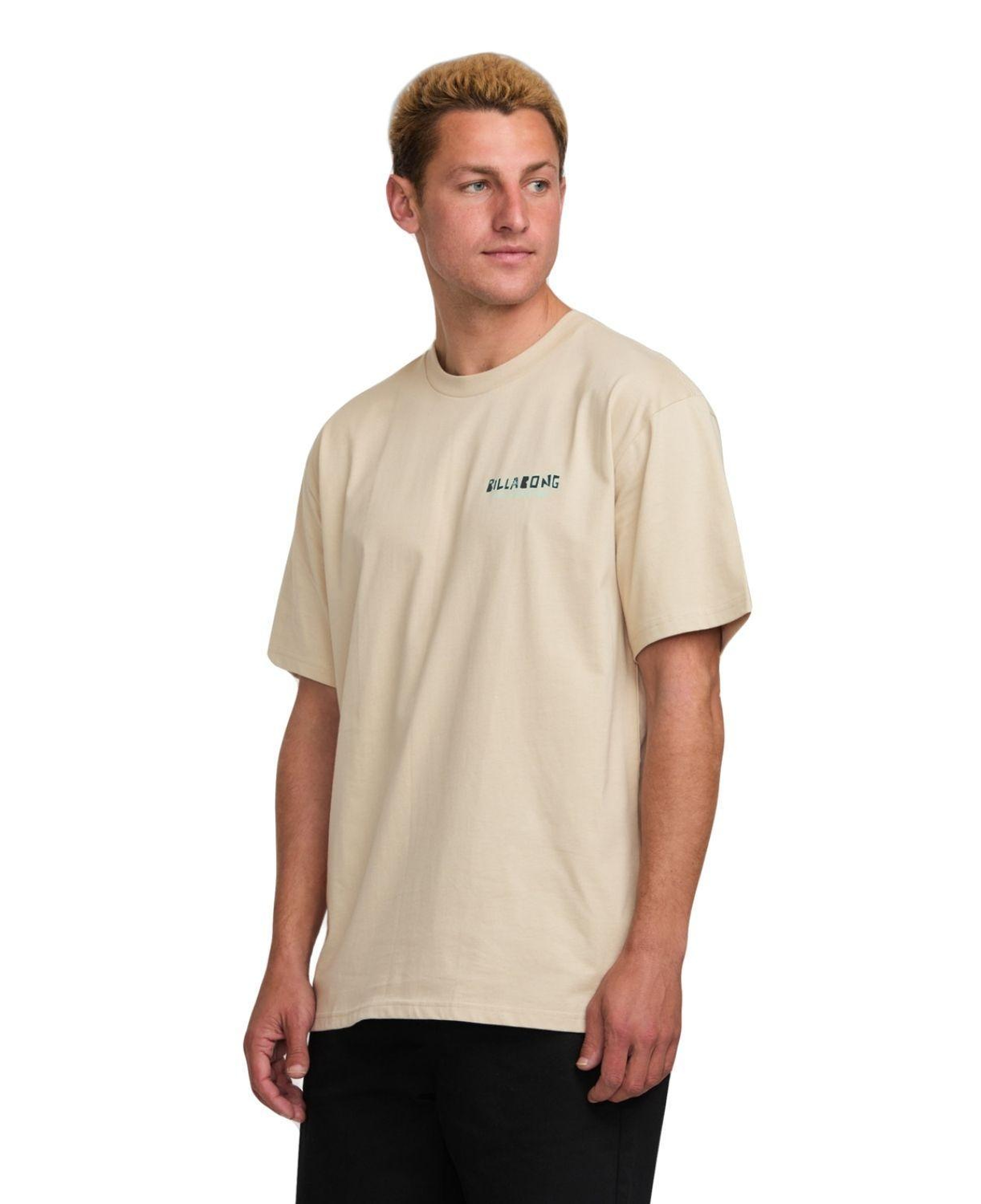 Billabong Twin Peaks Regular Ss Erkek Bej Tişört