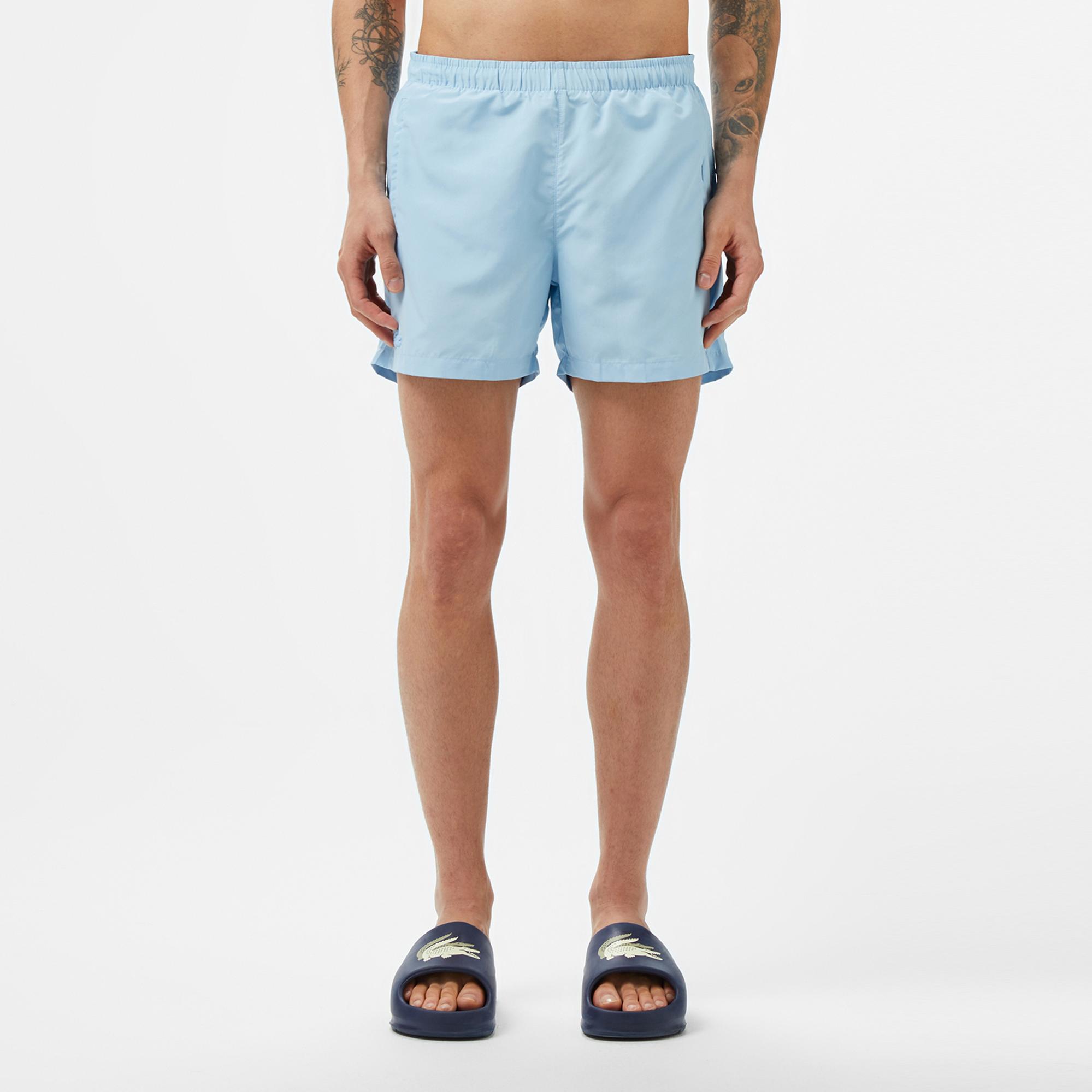 Lacoste Erkek Regular Fit Açık Mavi Mayo