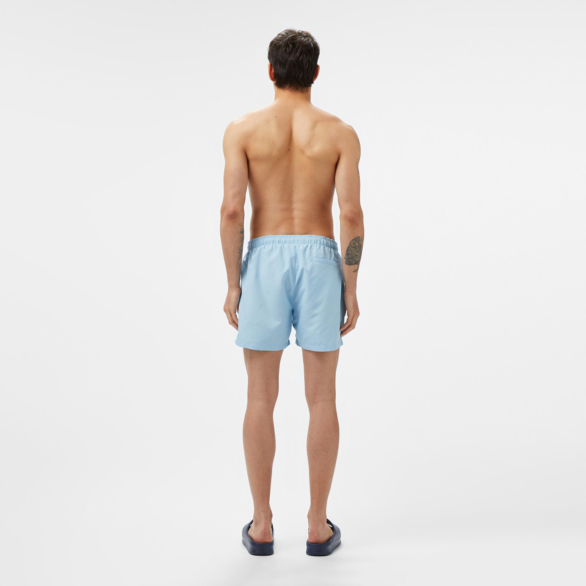 Lacoste Erkek Regular Fit Açık Mavi Mayo