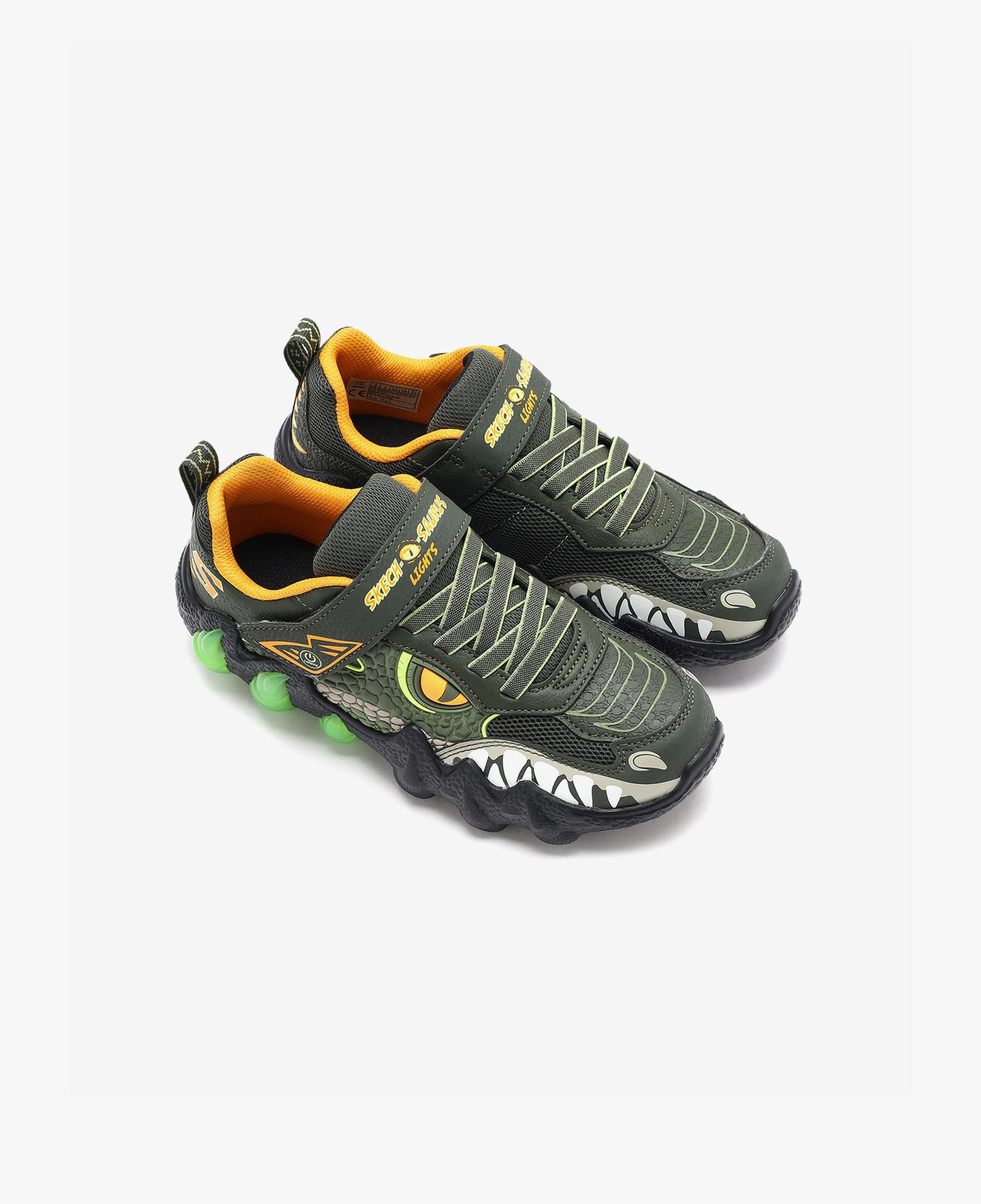 Skechers Skechosaurus Lights 2.0 Çocuk Yeşil Işıklı Spor Ayakkabı