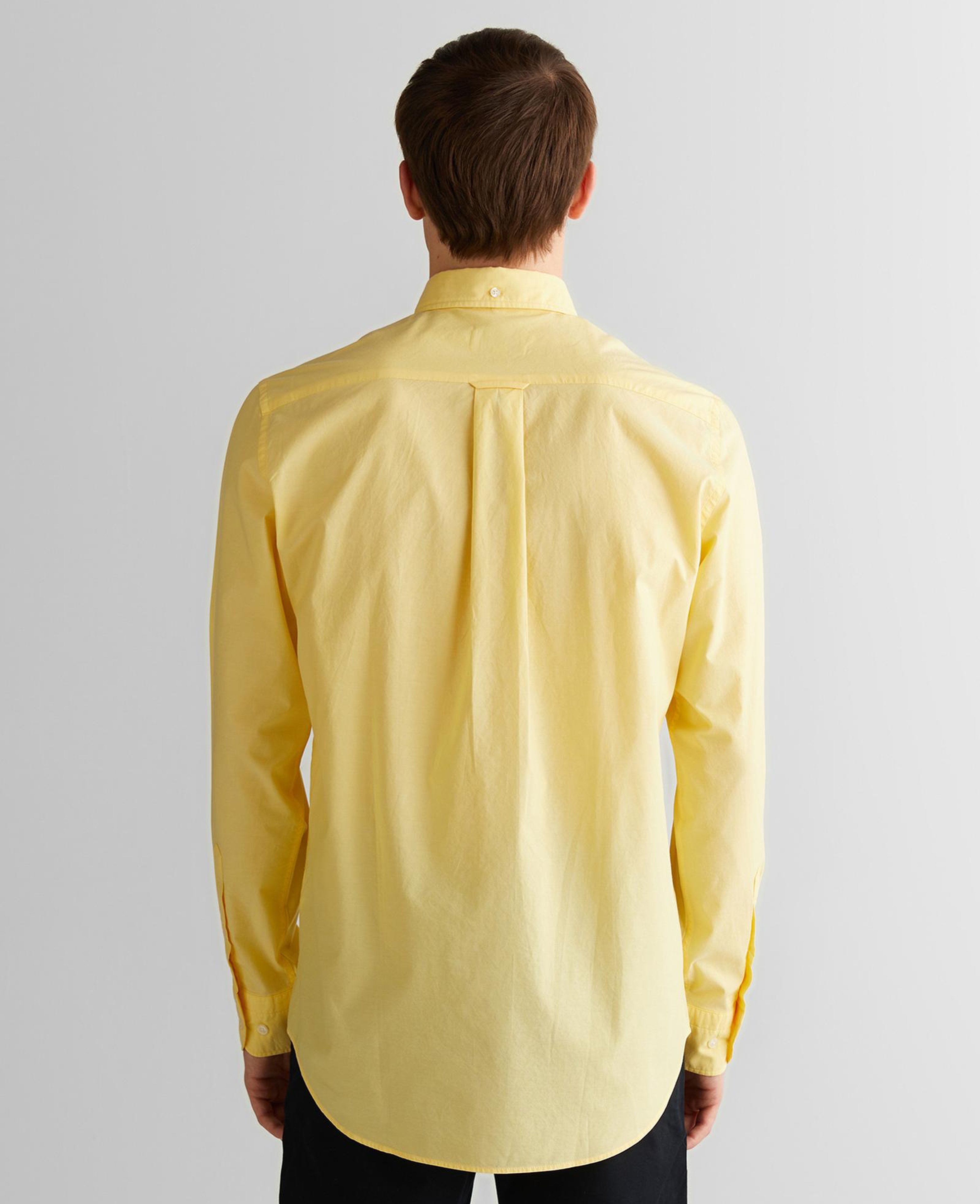 GANT Erkek Sarı Regular Fit Düğmeli Yaka Poplin Gömlek