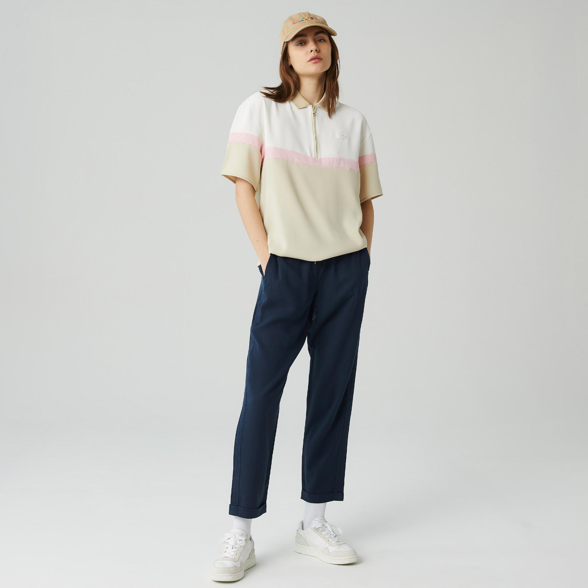 Lacoste Kadın Carrot Fit Lacivert Pantolon