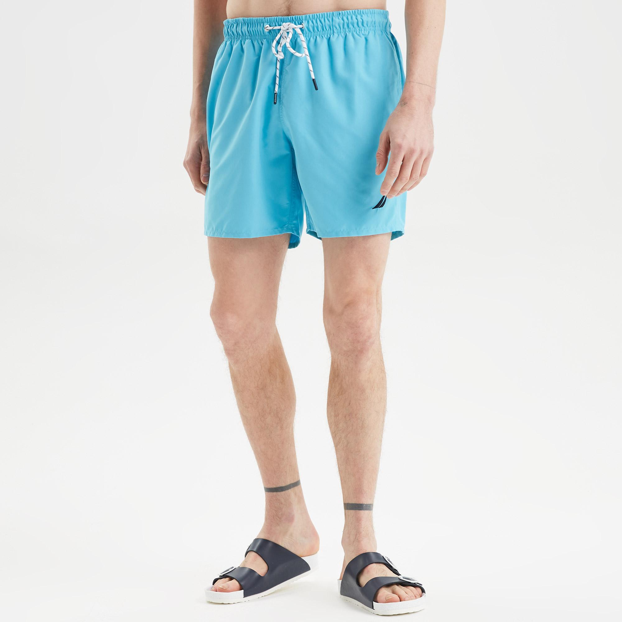 Nautica Erkek Mavi Regular Fit Deniz Şortu