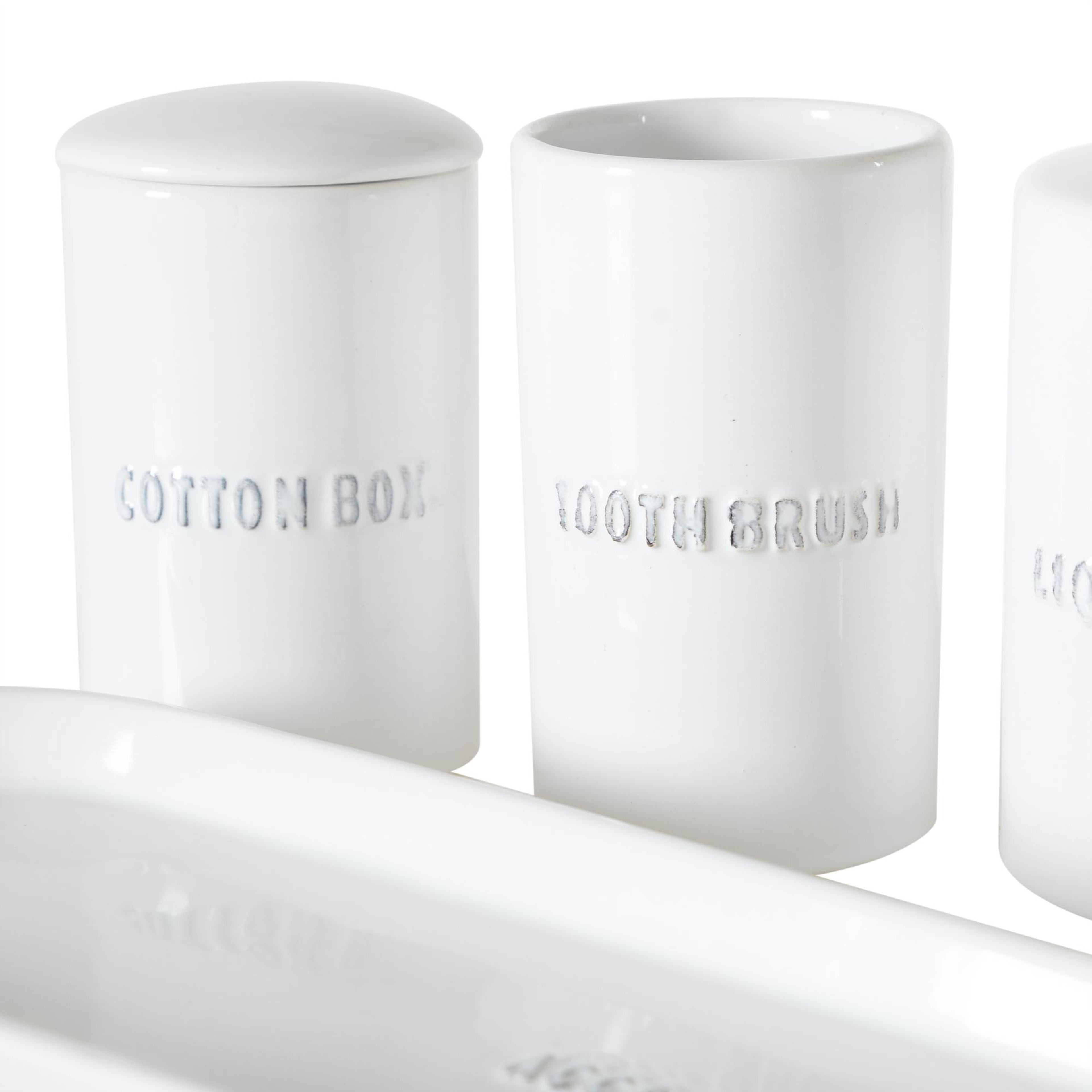 PINTURA BEYAZ 5'Lİ KUTULU BANYO SETİ