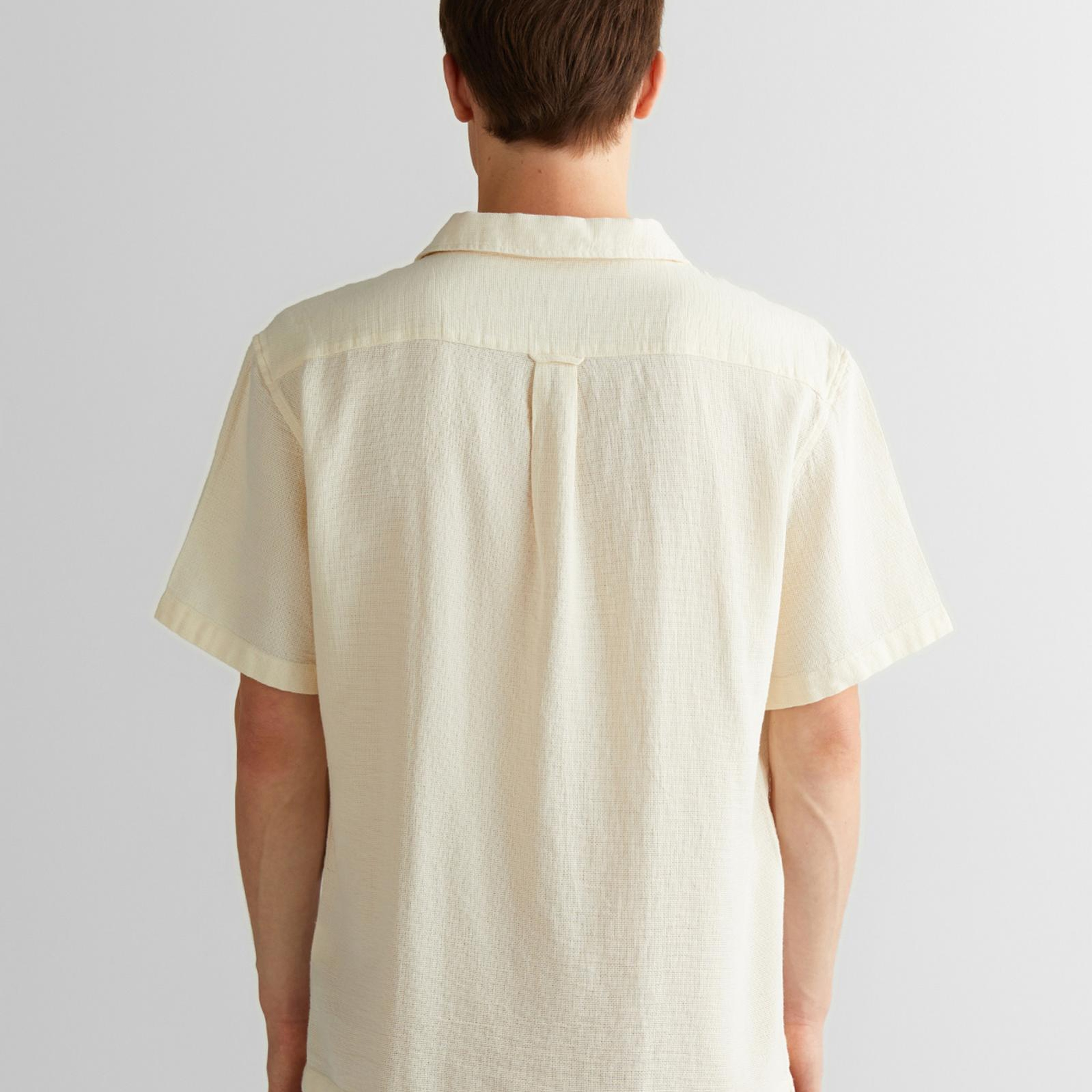 Gant Erkek Krem Regular Fit Gömlek Yaka Gömlek