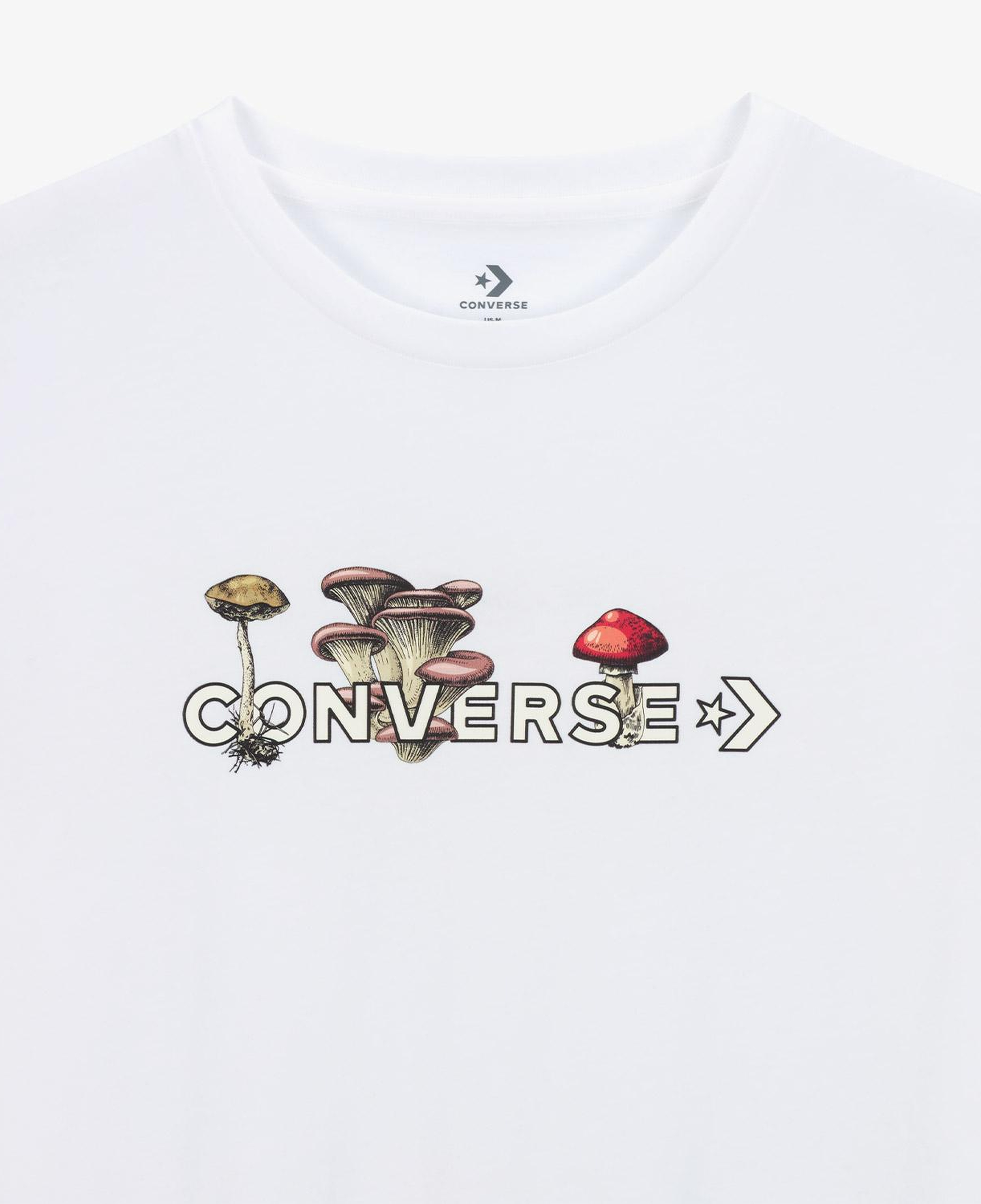 Converse Fungi Erkek Beyaz T-Shirt
