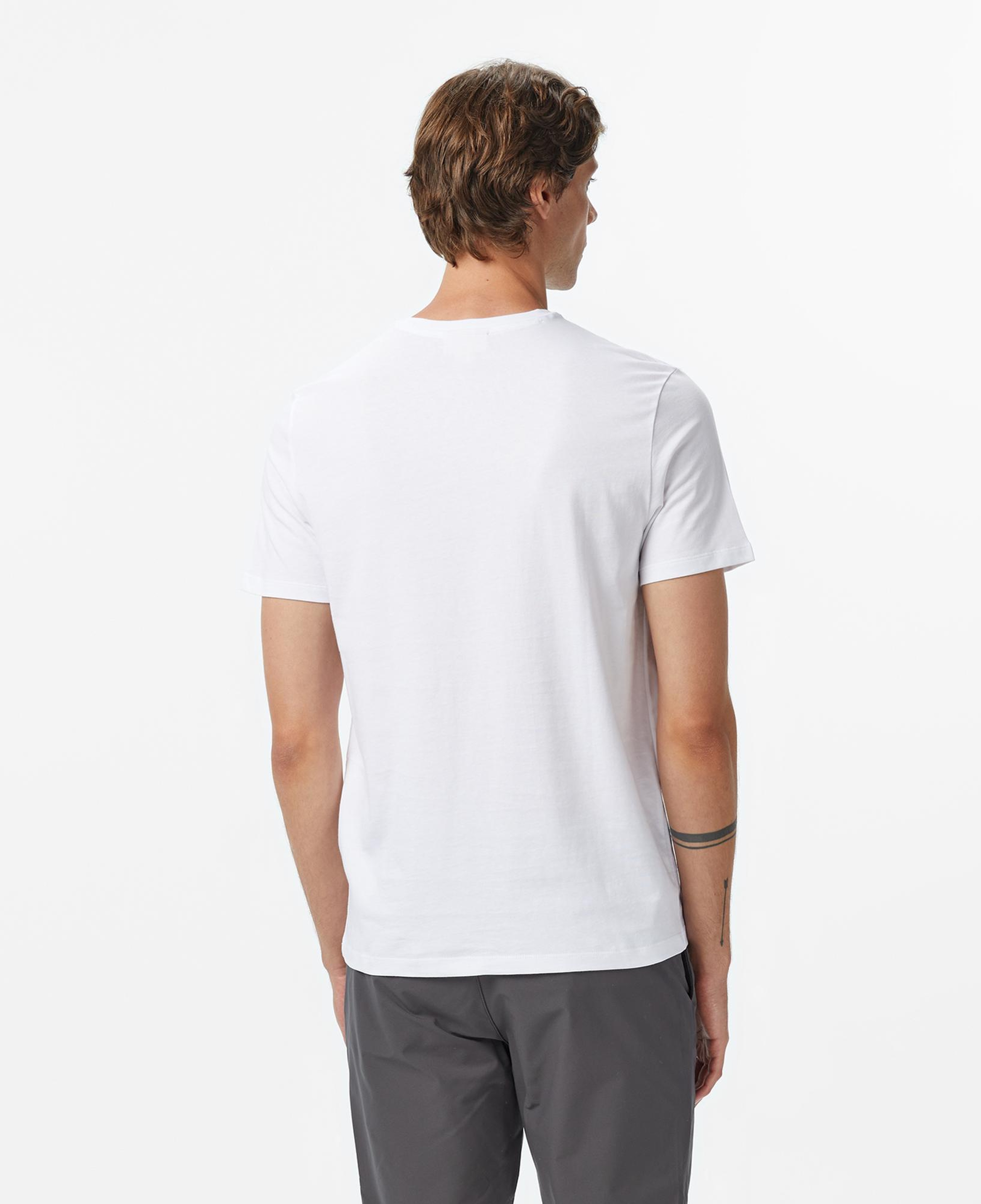 Calvin Klein Smooth Solid Erkek Beyaz T-Shirt