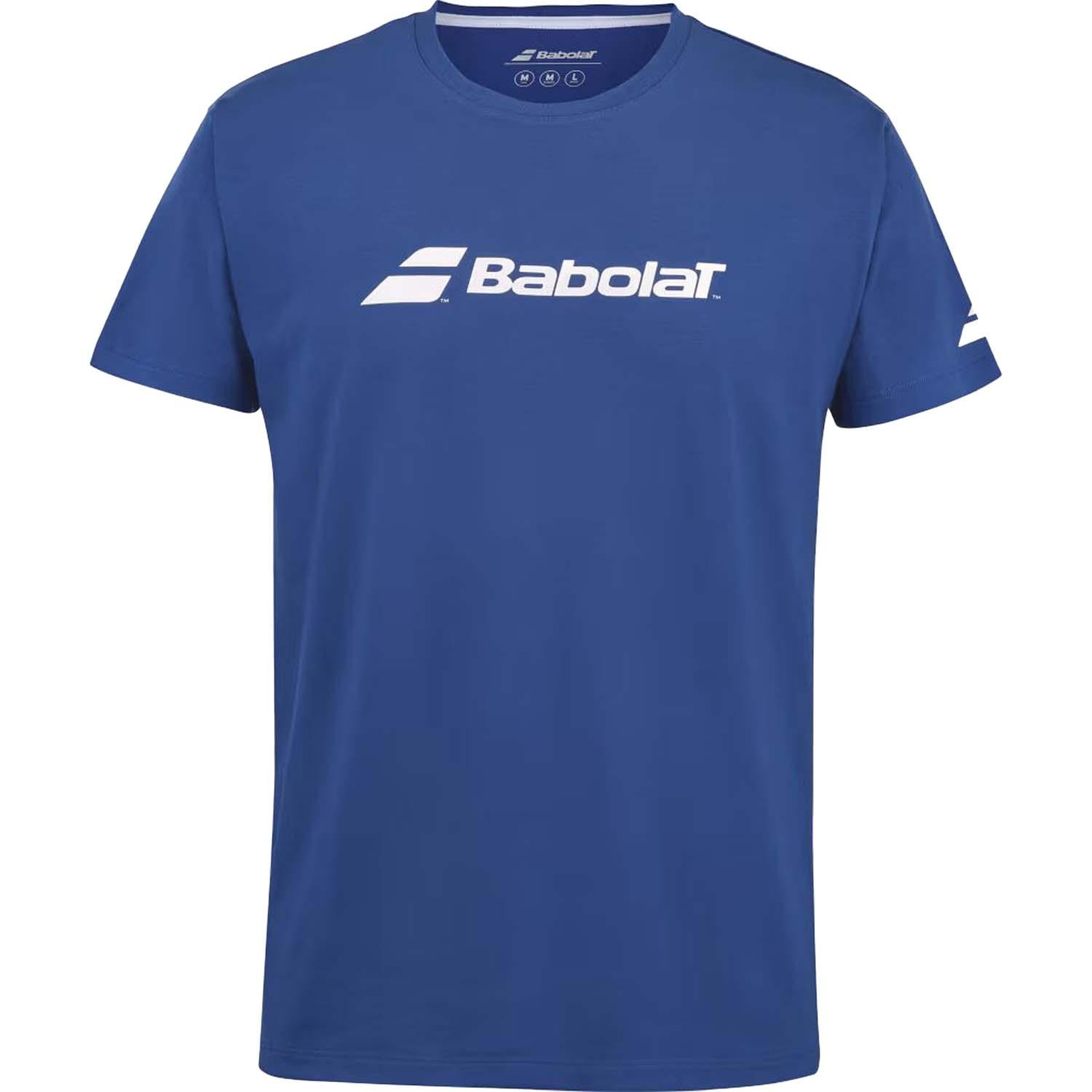 Babolat Exercise Babolat Tee Men Erkek Mavi Tişört