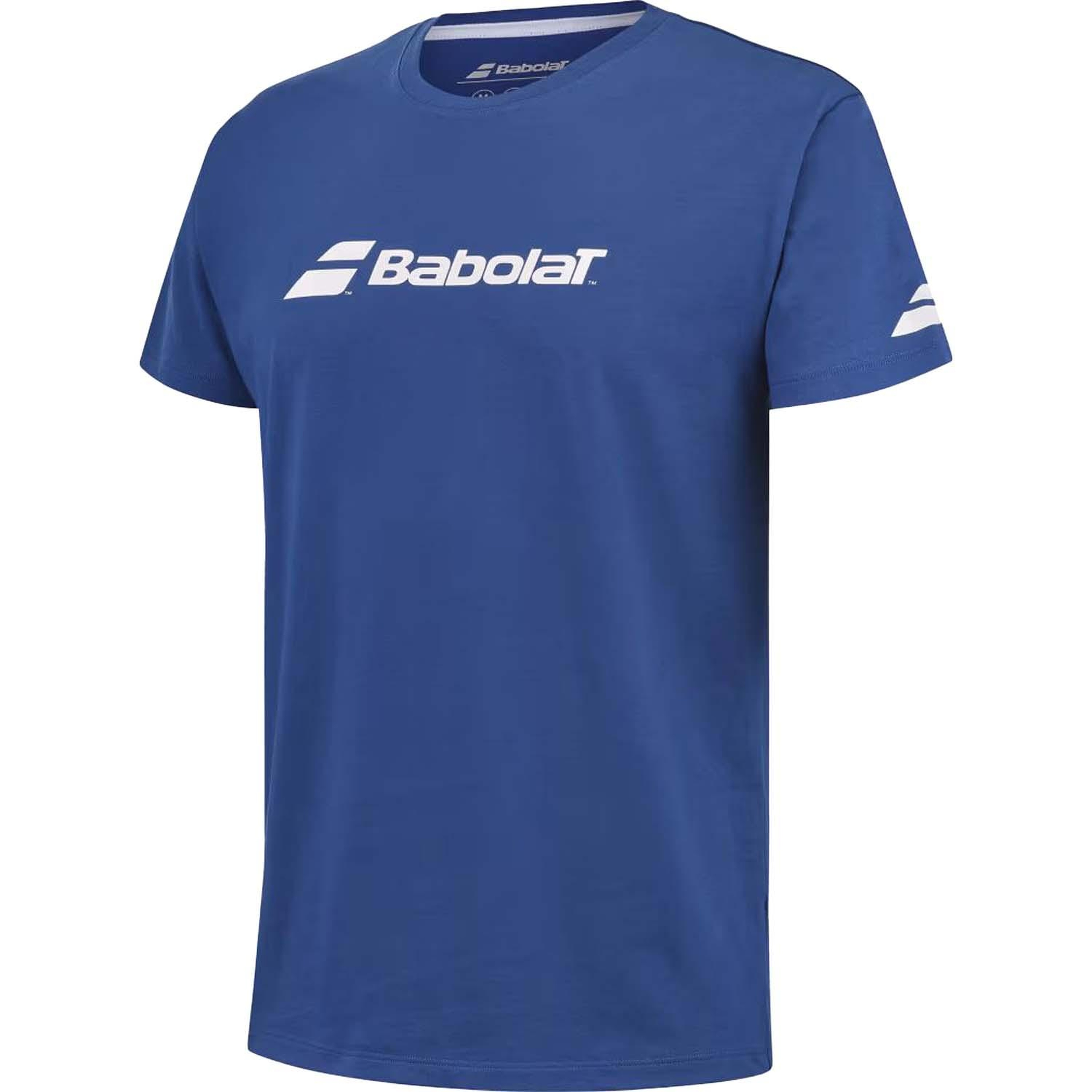 Babolat Exercise Babolat Tee Men Erkek Mavi Tişört