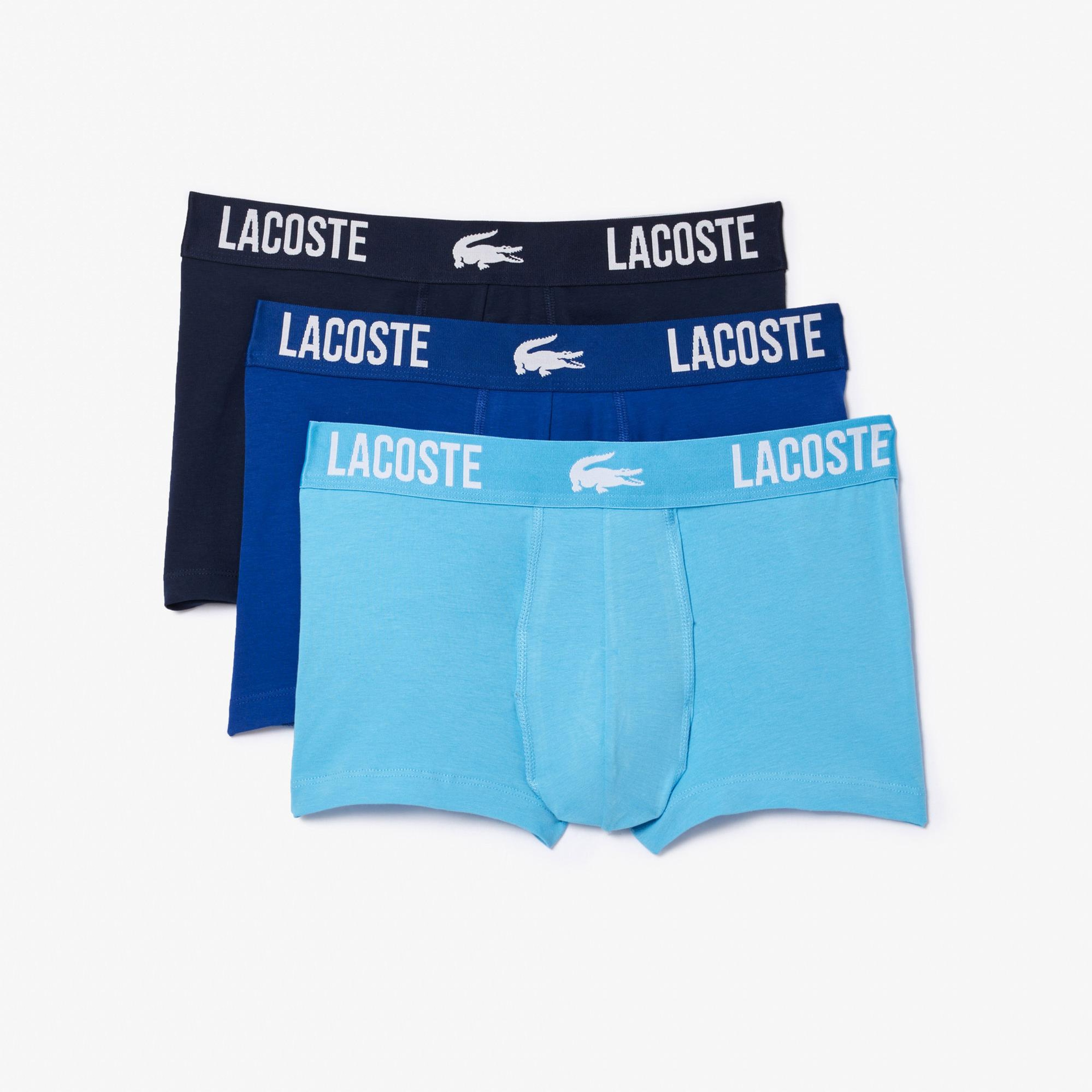 Lacoste Erkek 3'lü Renkli Boxer