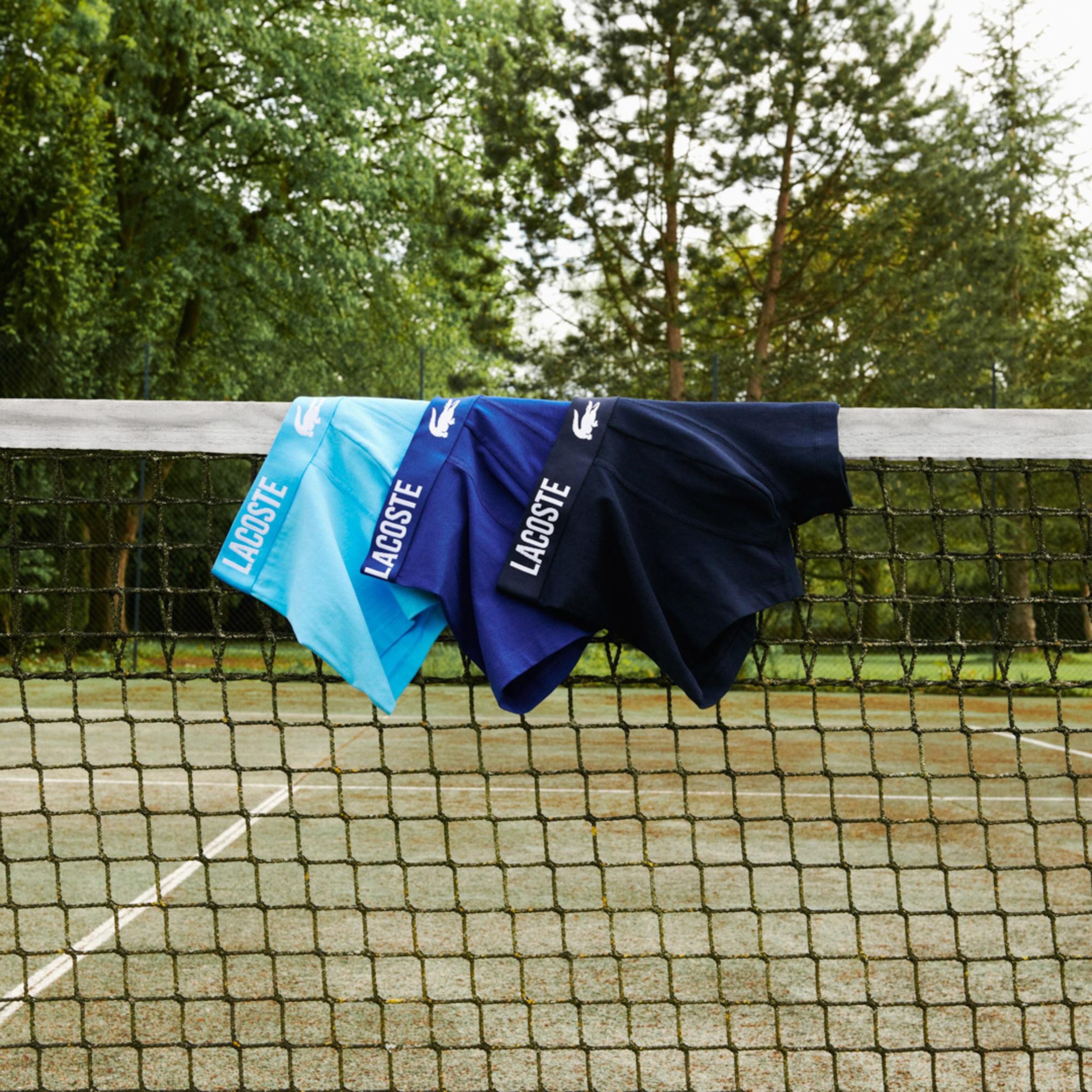 Lacoste Erkek 3'lü Renkli Boxer