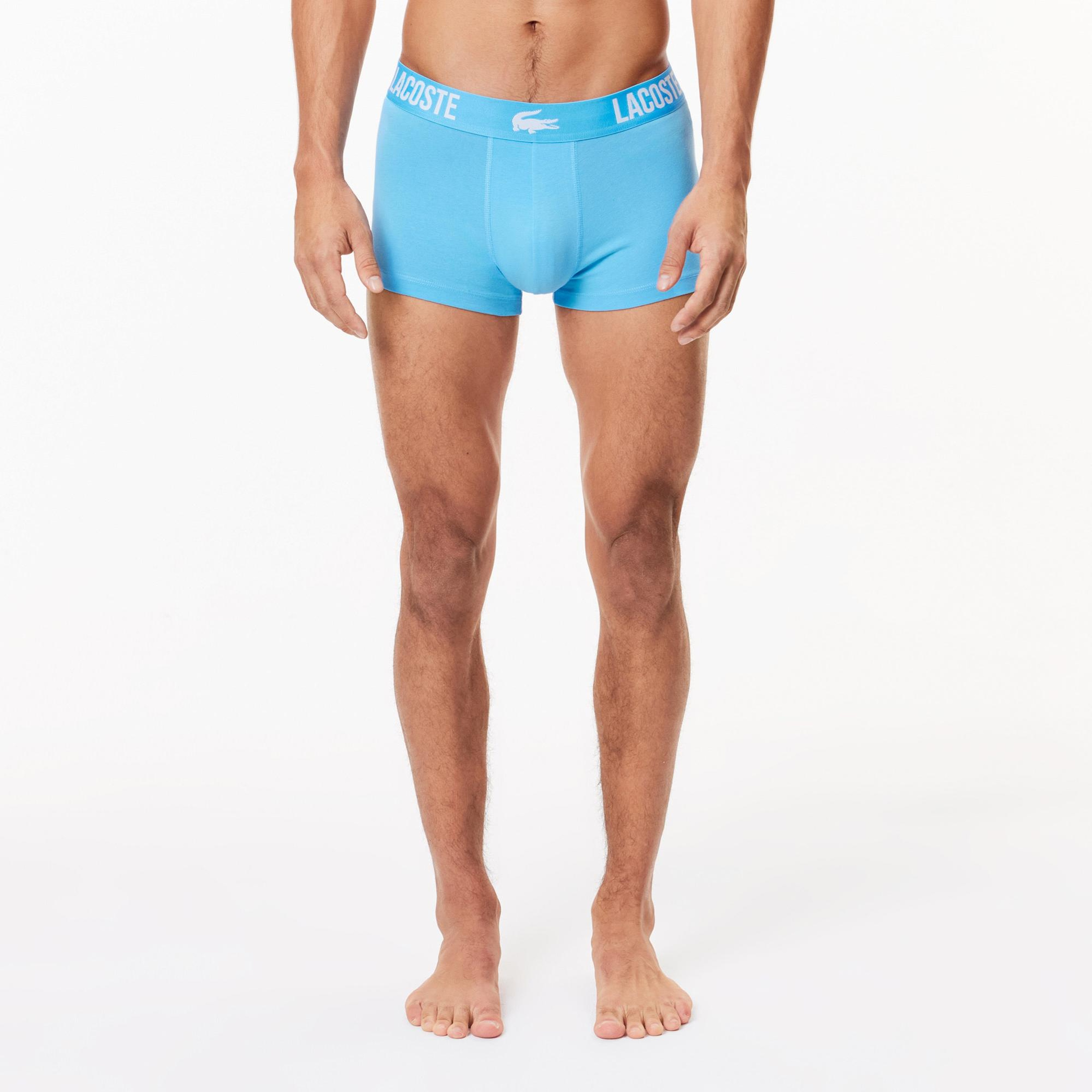 Lacoste Erkek 3'lü Renkli Boxer