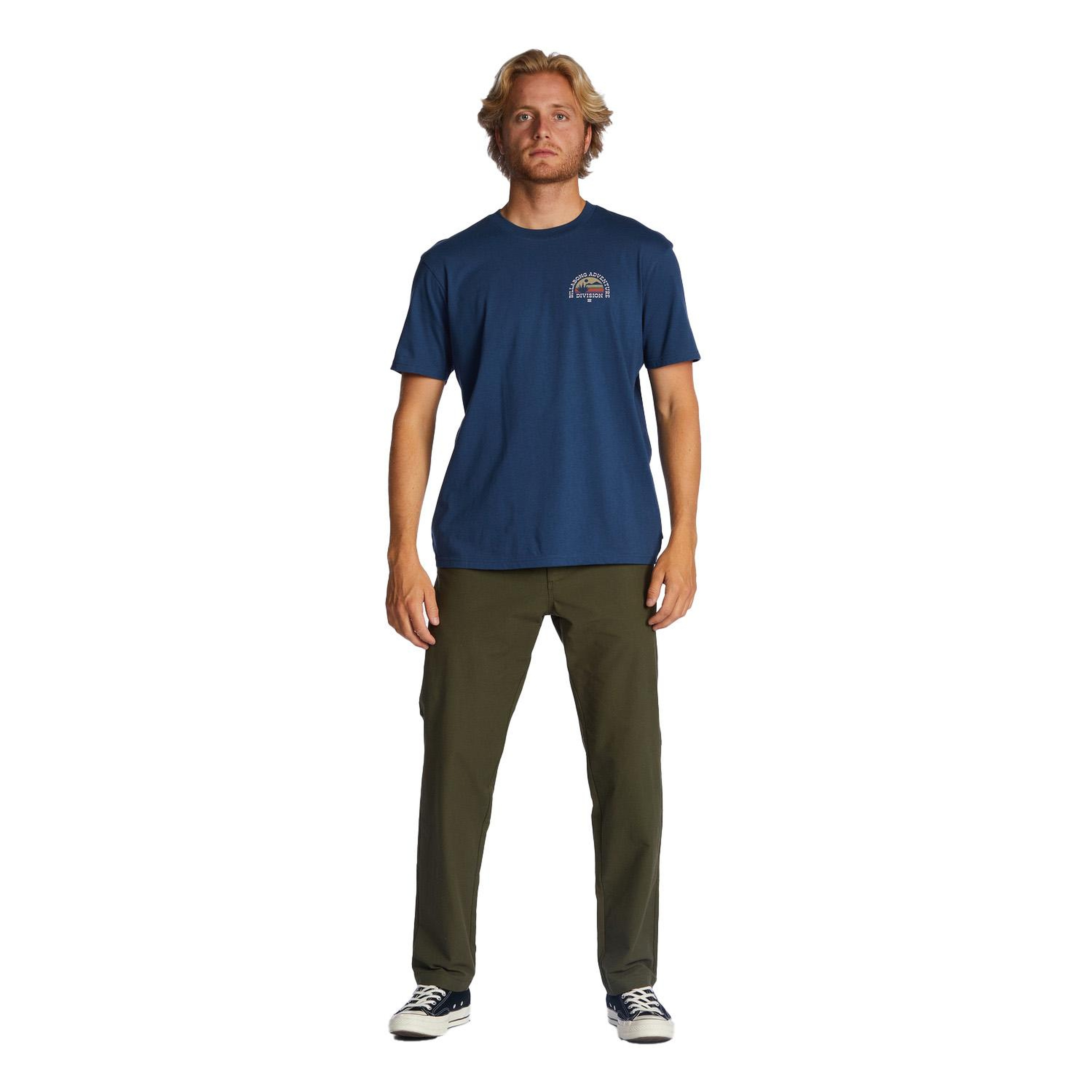 Billabong Sun Up Ss Erkek Mavi Tişört