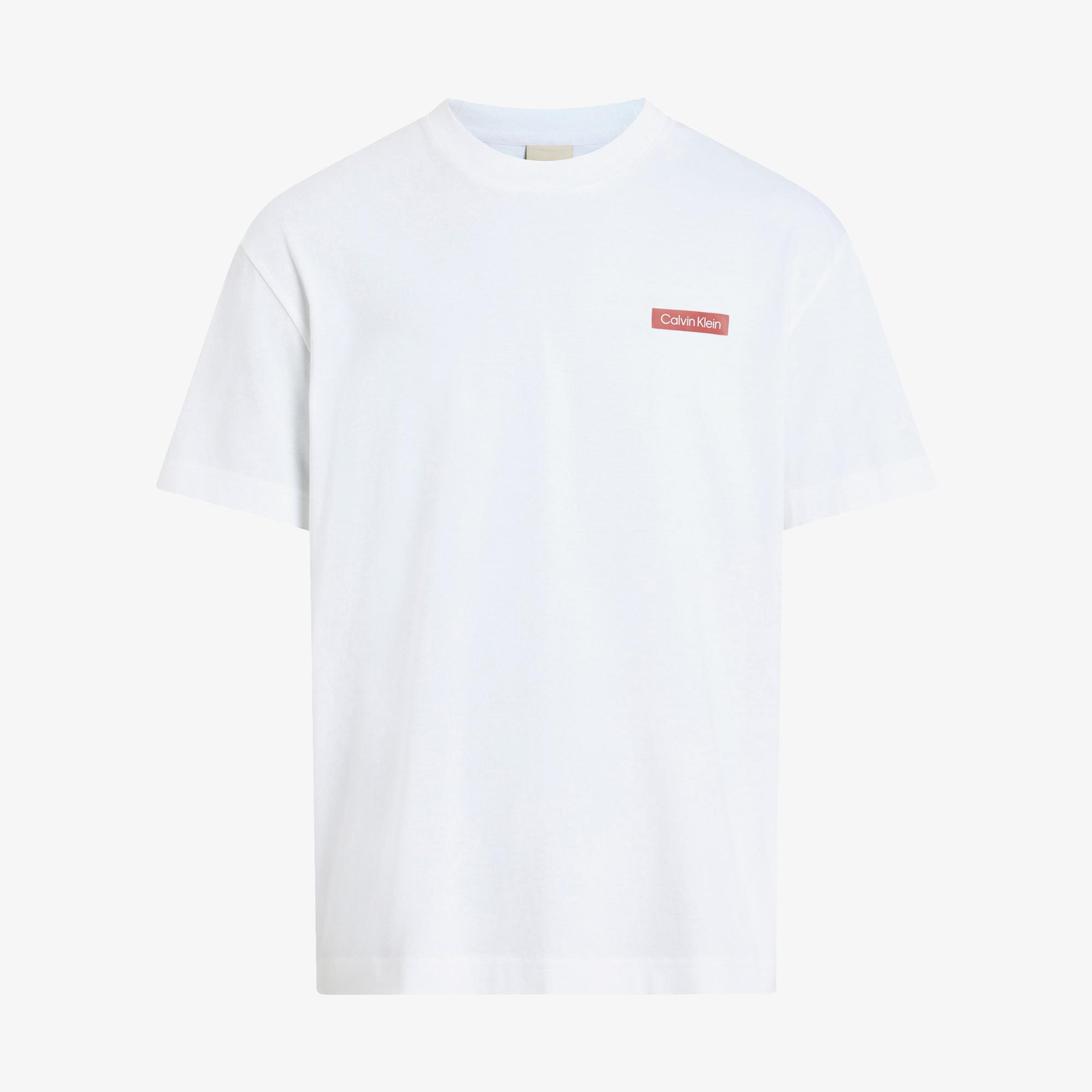 Calvin Klein Erkek Beyaz T-Shirt