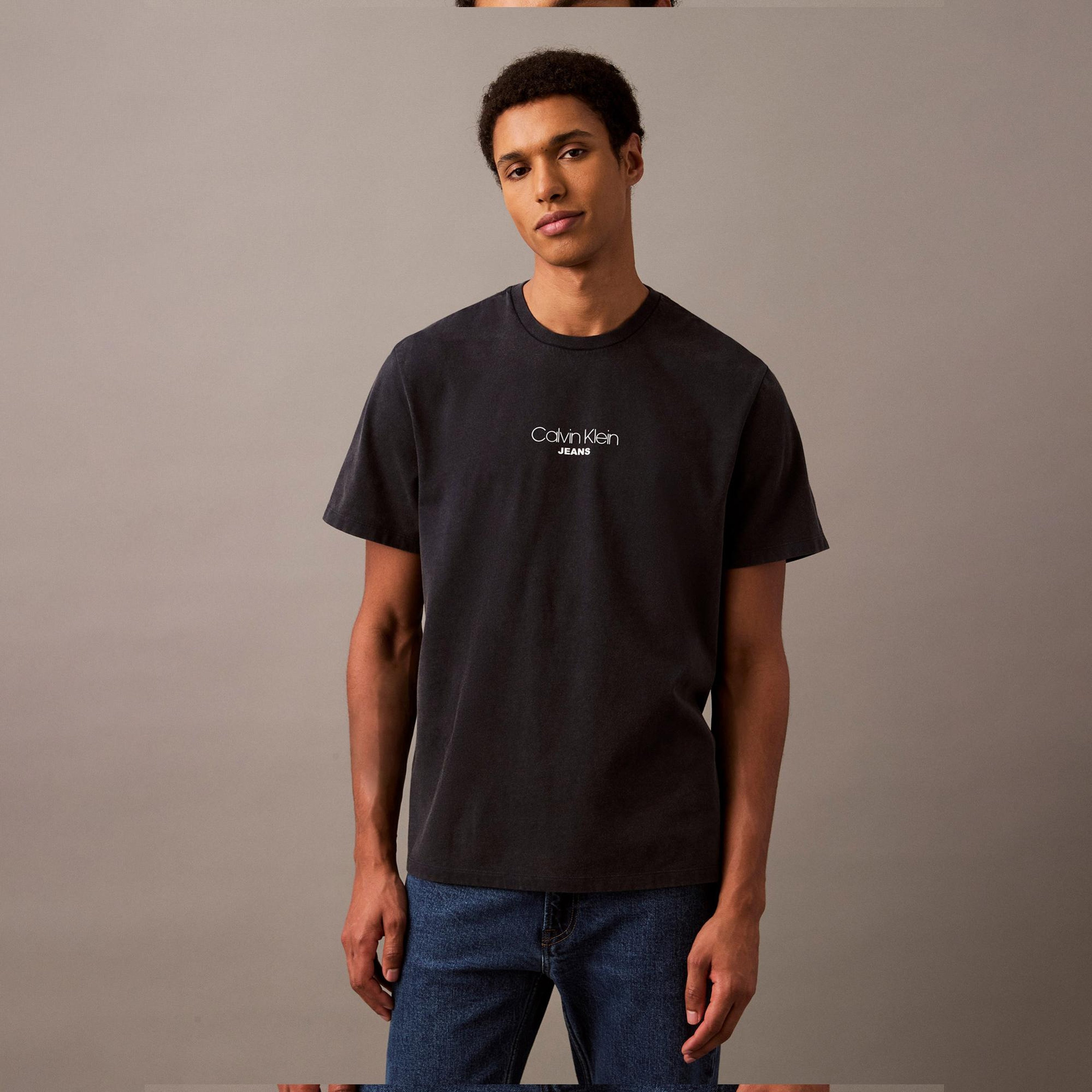 Calvin Klein 20S Erkek Siyah T-Shirt