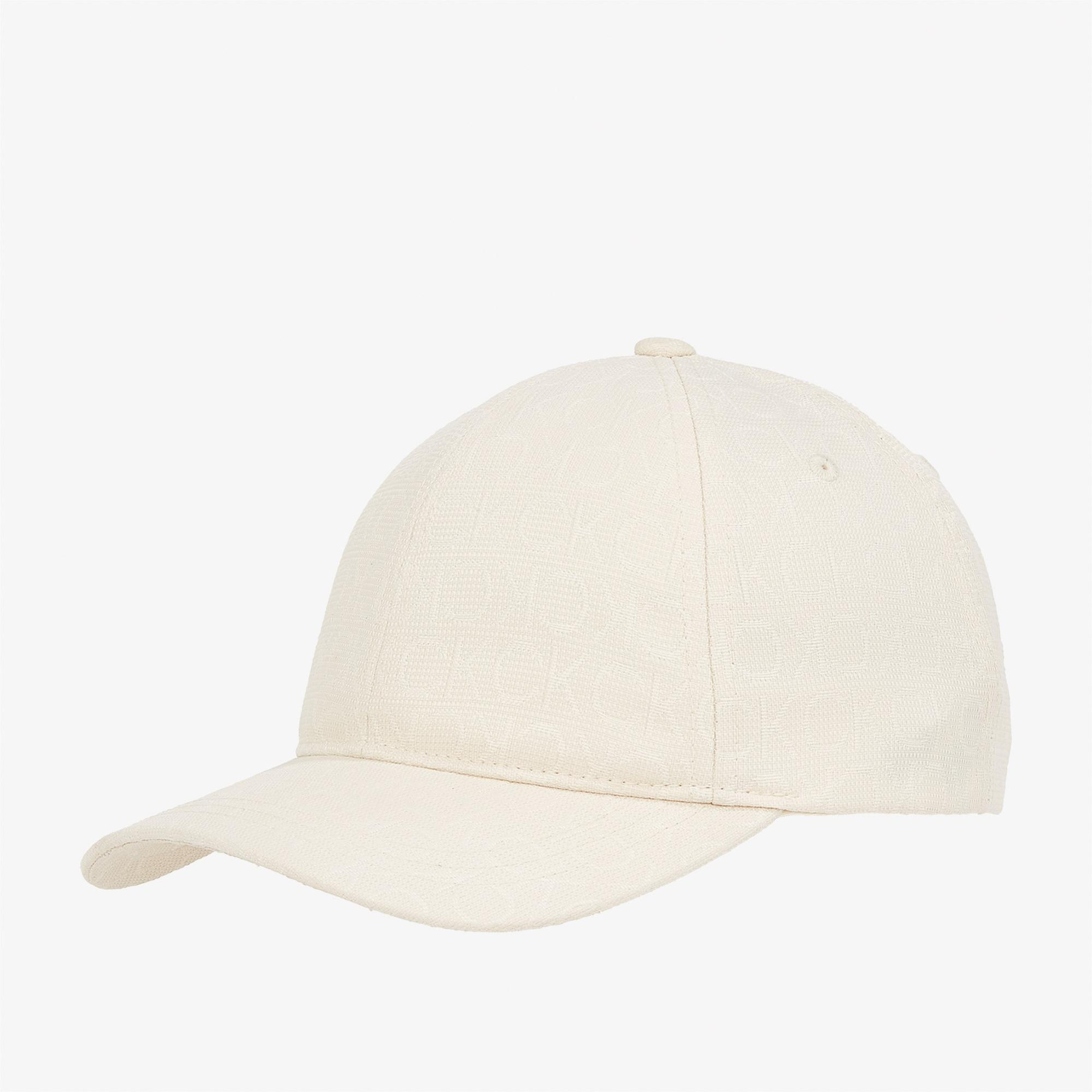 Calvin Klein Monogram Jacquard Kadın Krem Rengi Şapka