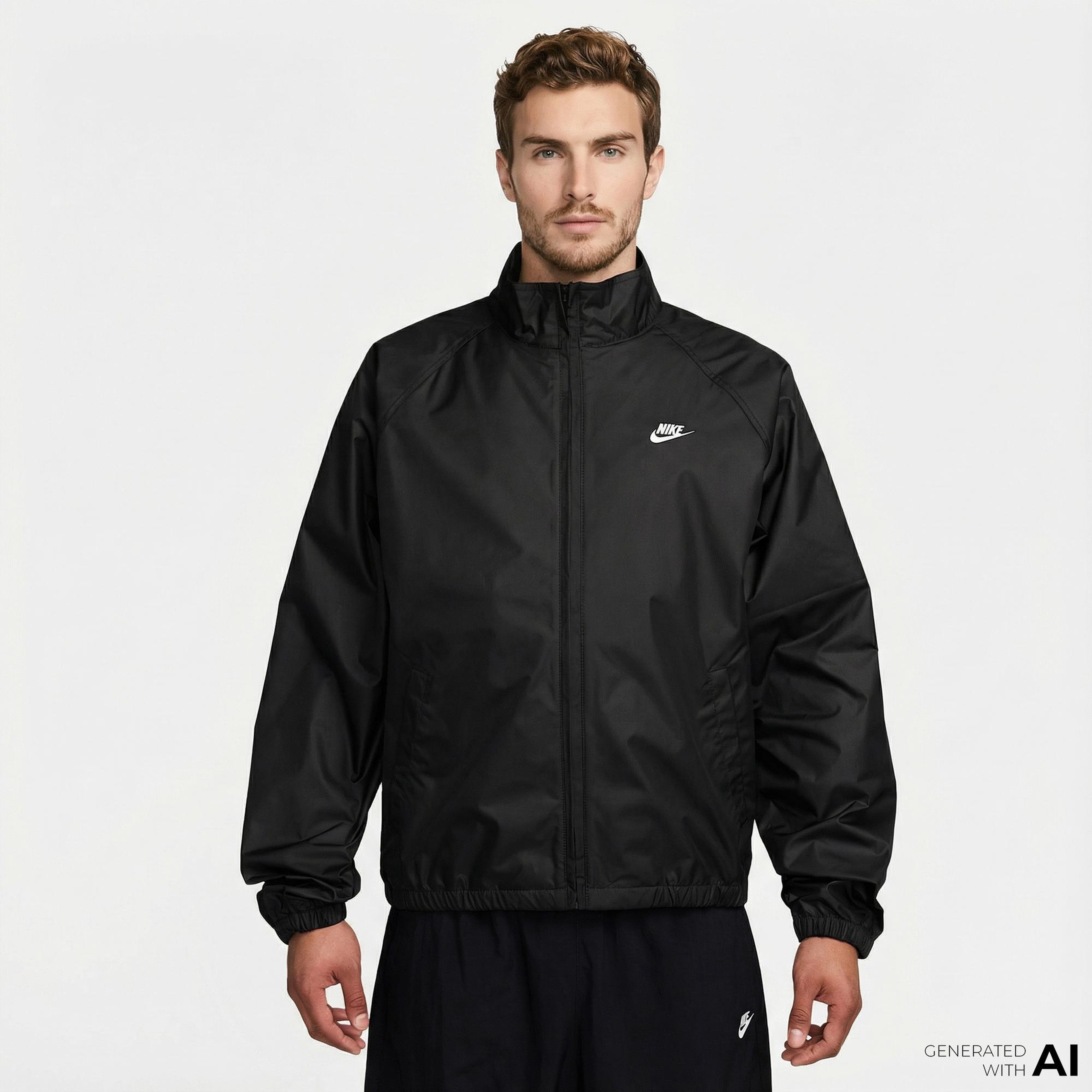 Nike Sportswear Club Roscoe Erkek Siyah Ceket