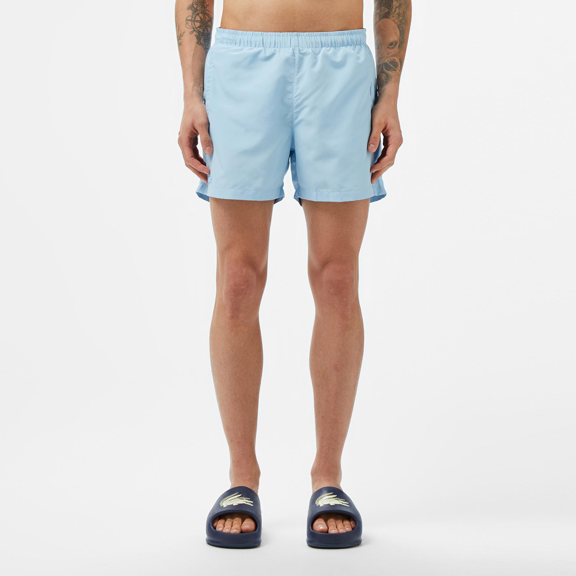 Erkek Regular Fit Açık Mavi Mayo