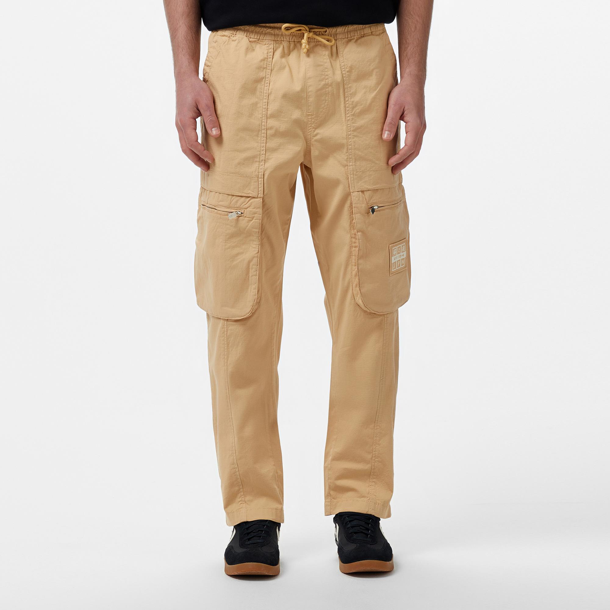 UNITED4 Oversize Erkek Kahverengi Pantolon