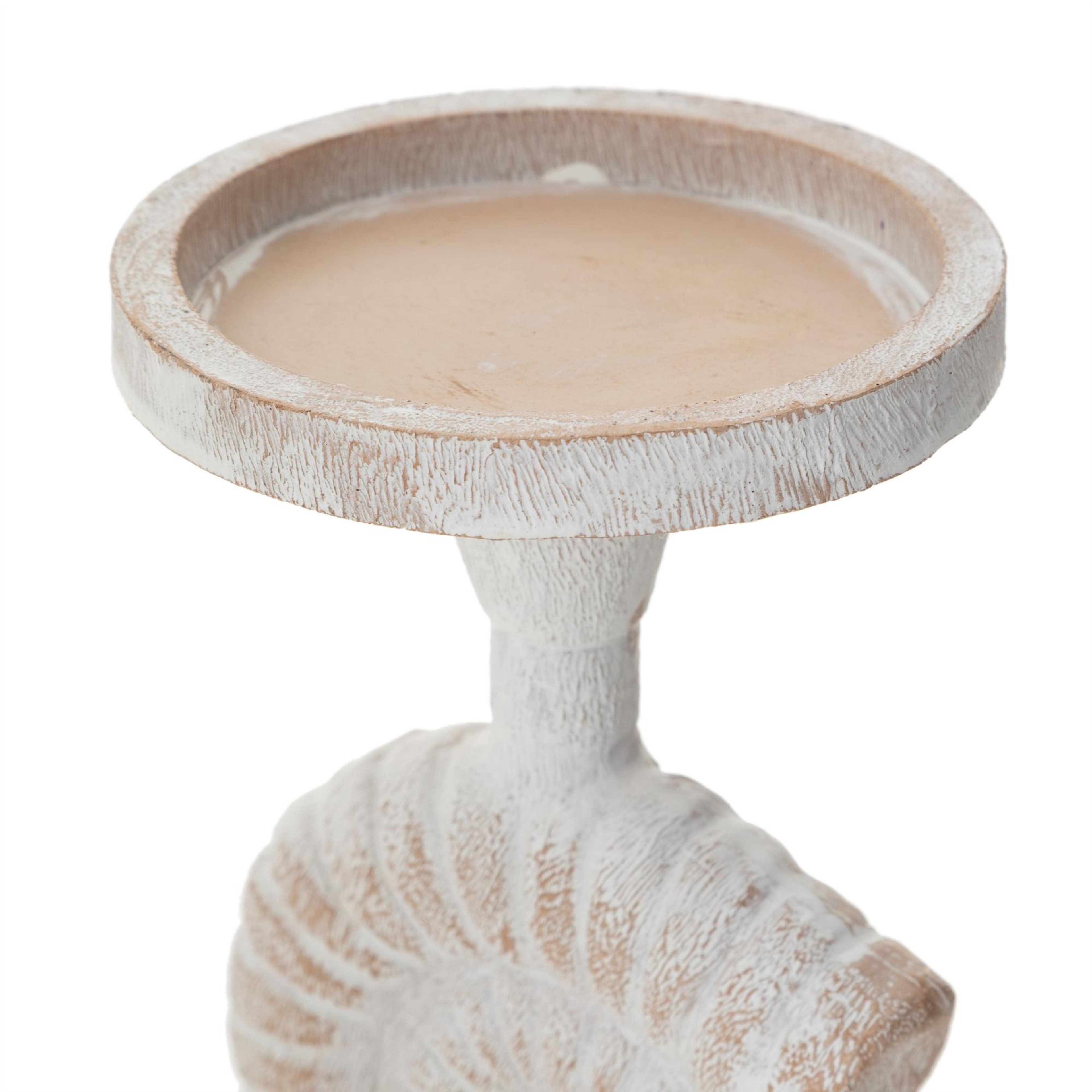 SHELL MUMLUK BEYAZ 11X10X21 CM