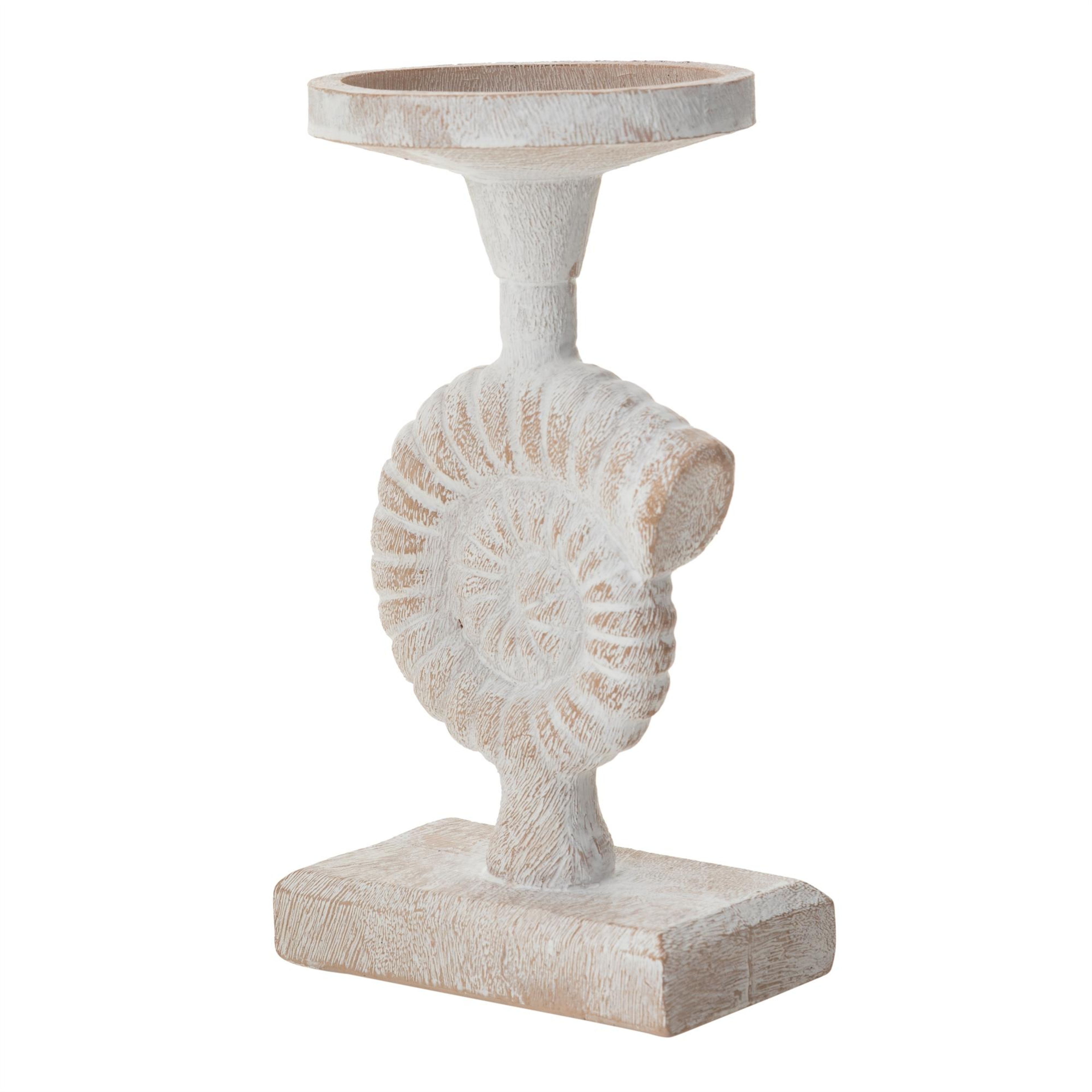 SHELL MUMLUK BEYAZ 11X10X21 CM