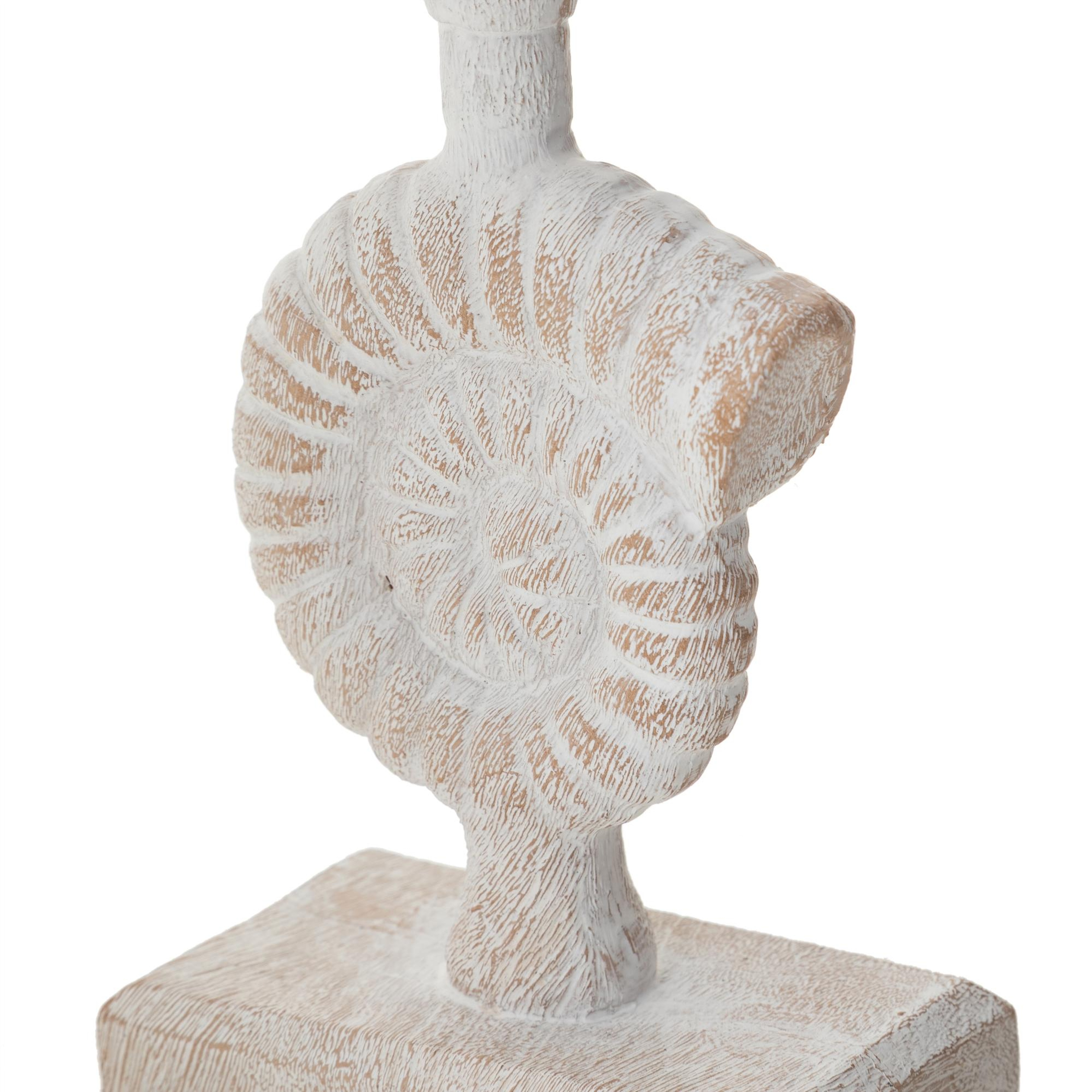 SHELL MUMLUK BEYAZ 11X10X21 CM
