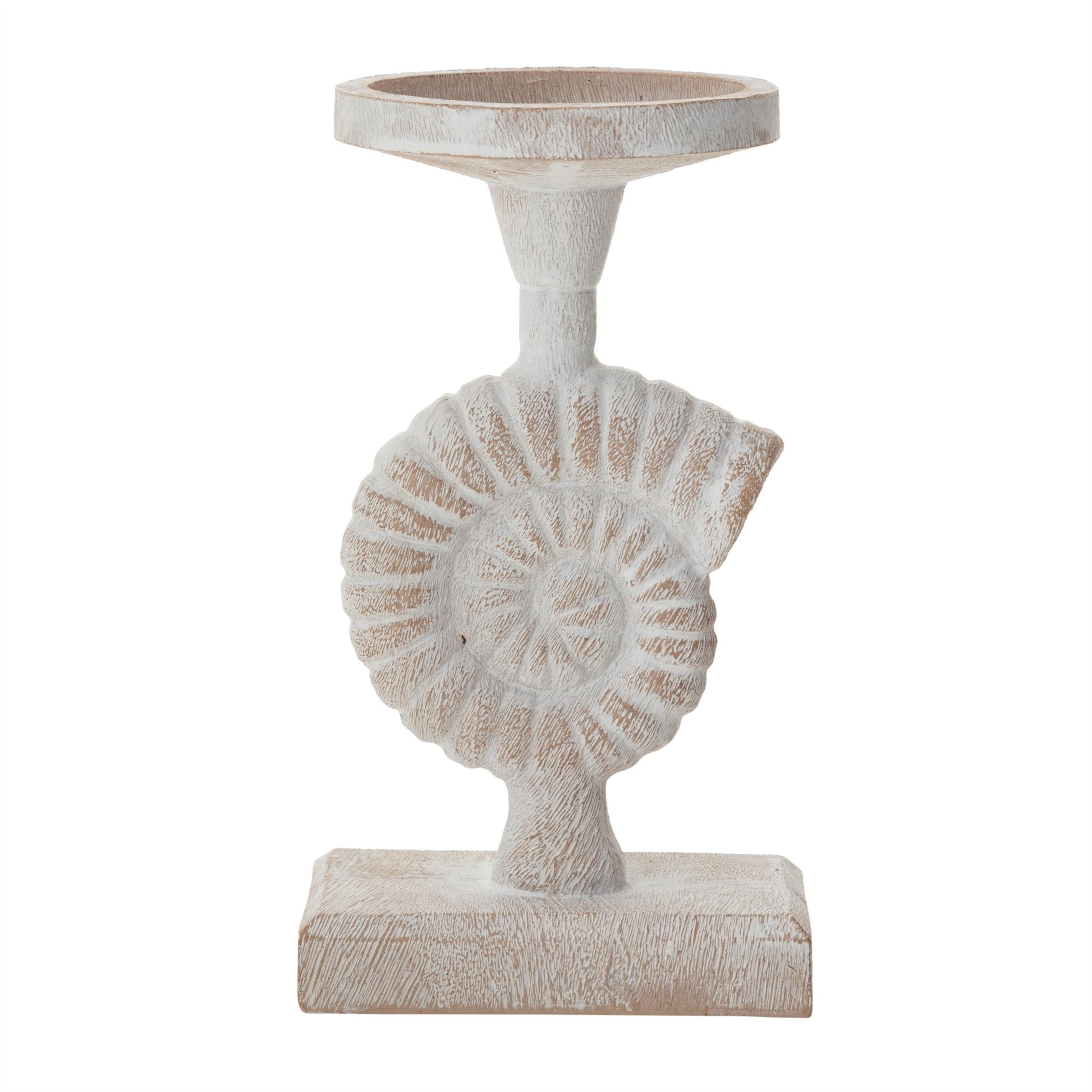 SHELL MUMLUK BEYAZ 11X10X21 CM