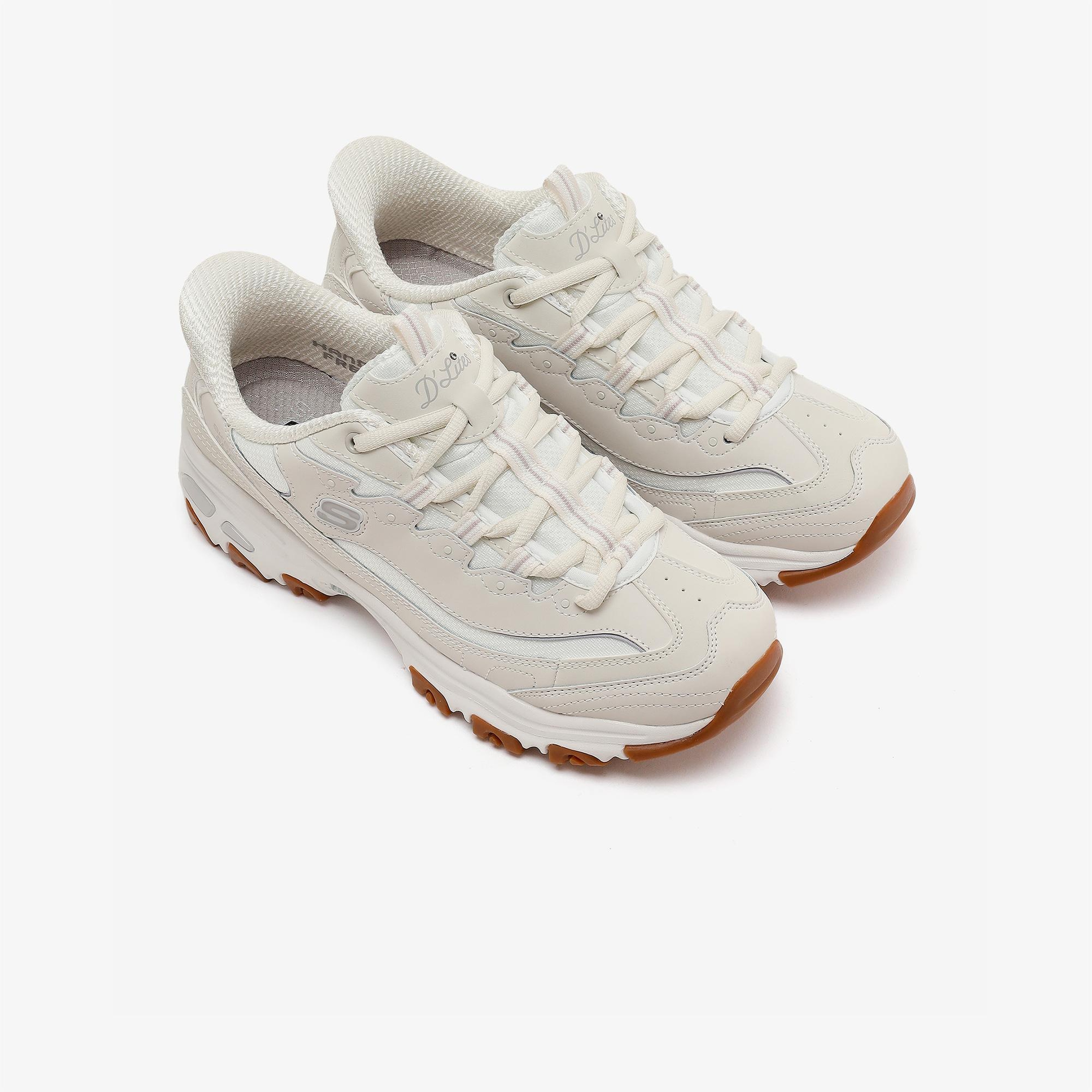 Skechers D'Lites Kadın Beyaz Sneaker