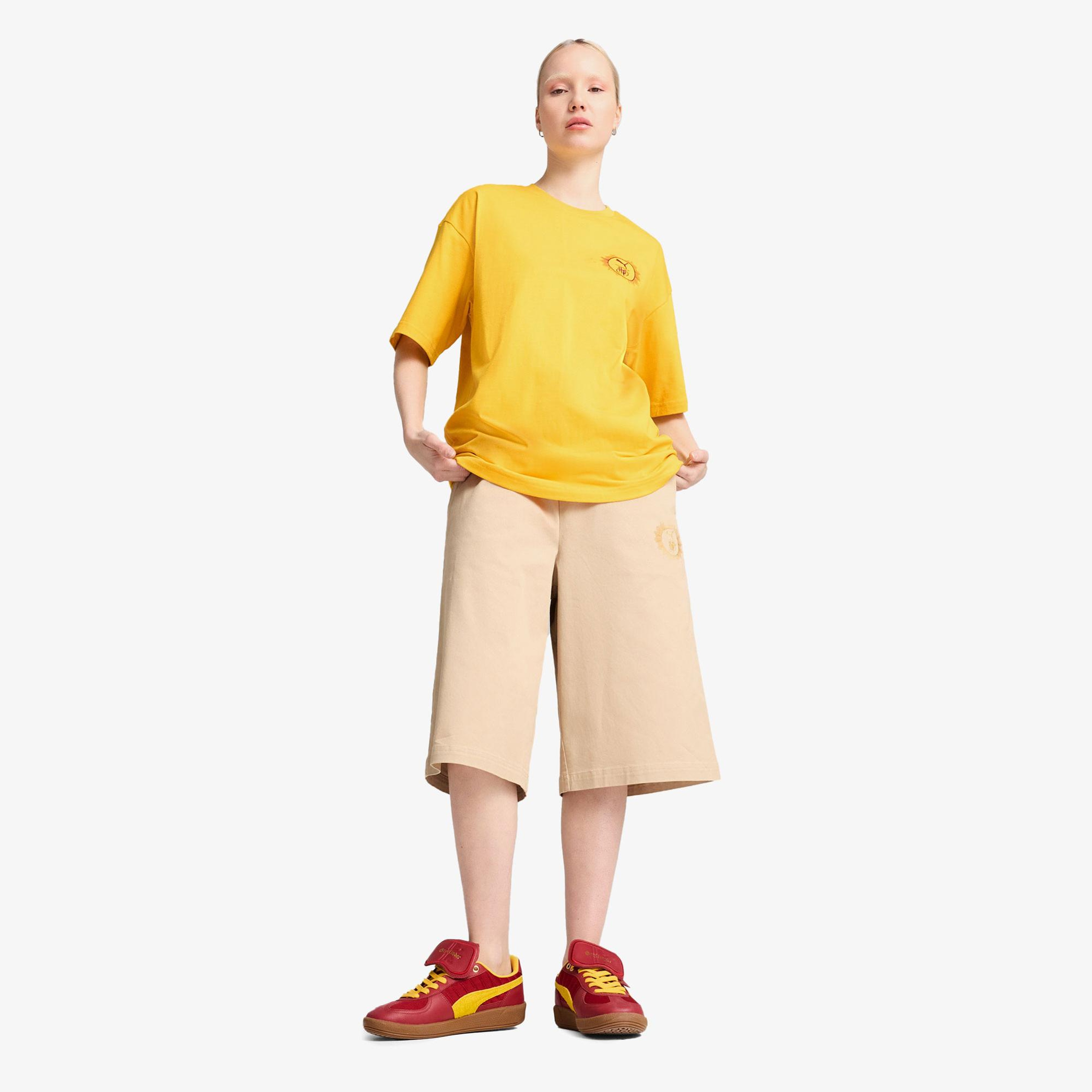 Puma X Harry Potter Unisex Sarı T-Shirt