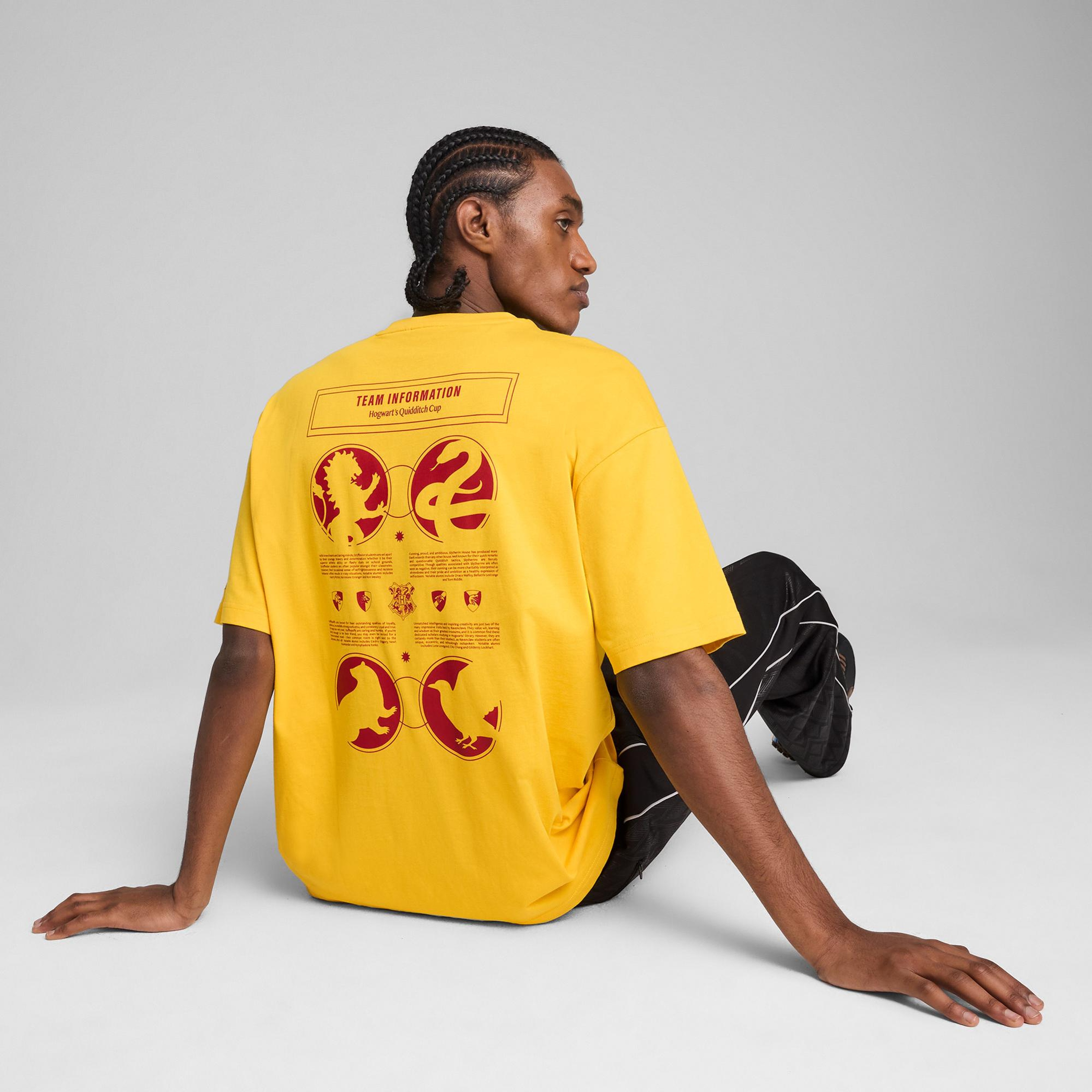 Puma X Harry Potter Unisex Sarı T-Shirt