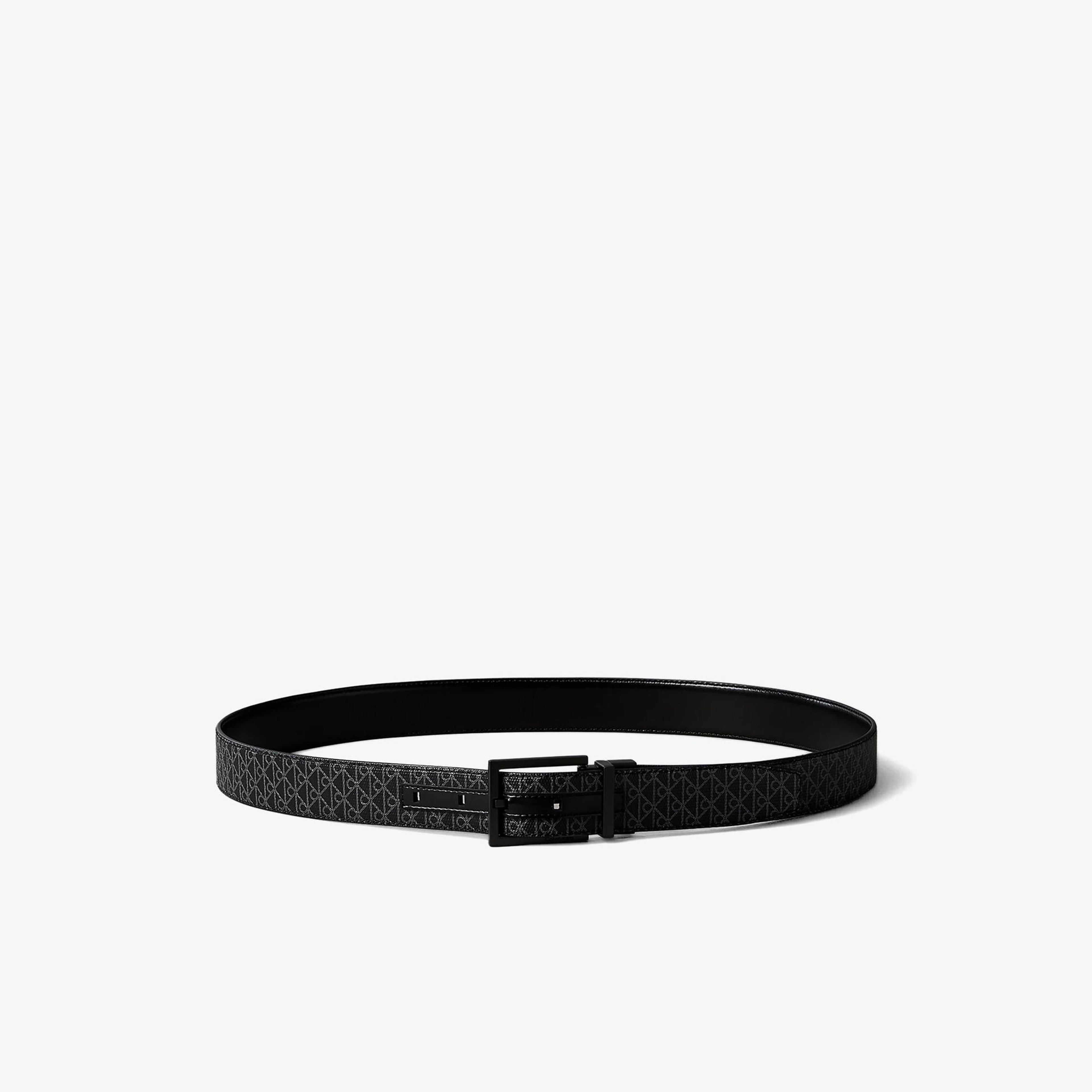 Calvin Klein Square Buckle Erkek Siyah Kemer