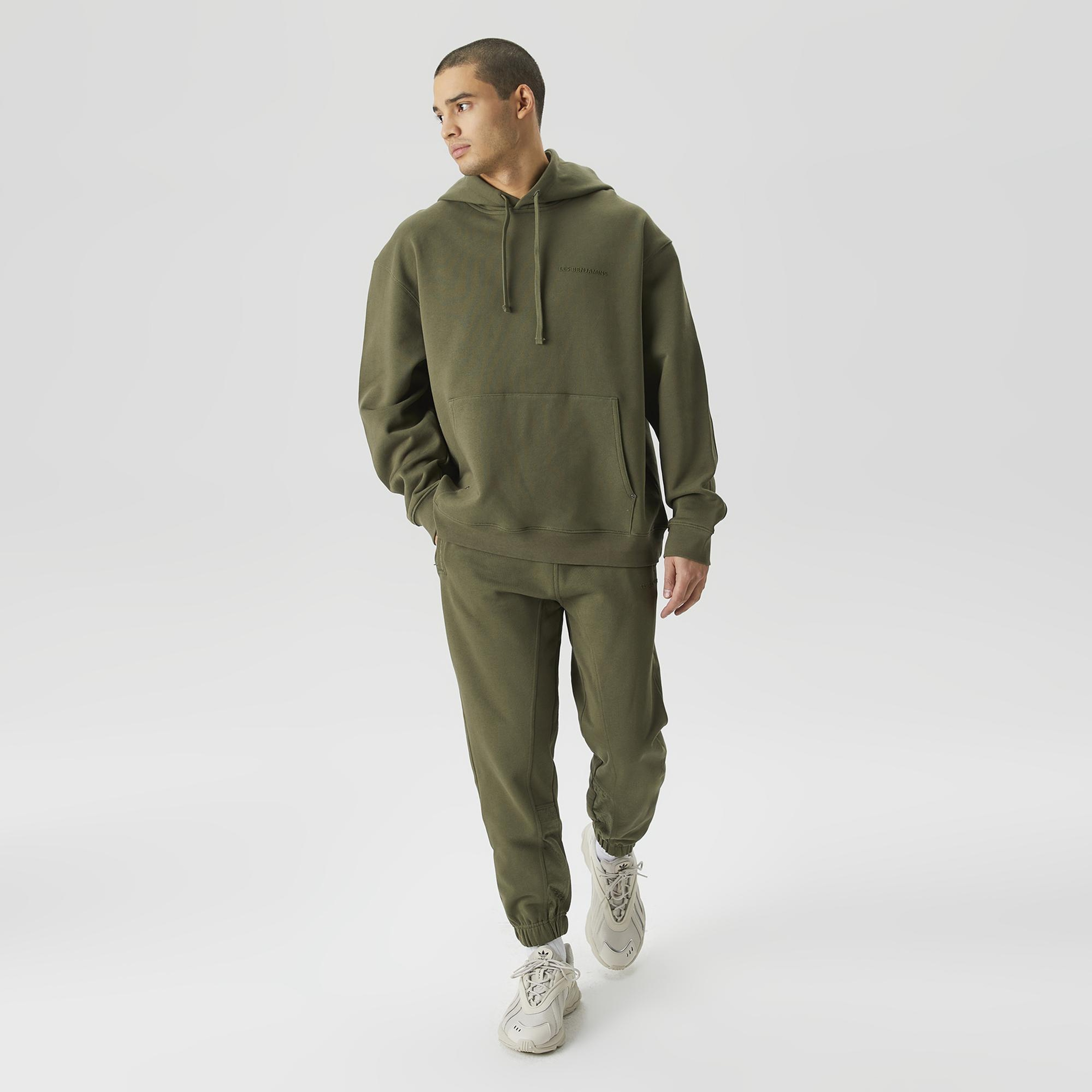 Les Benjamins Classics Erkek Yeşil Hoodie