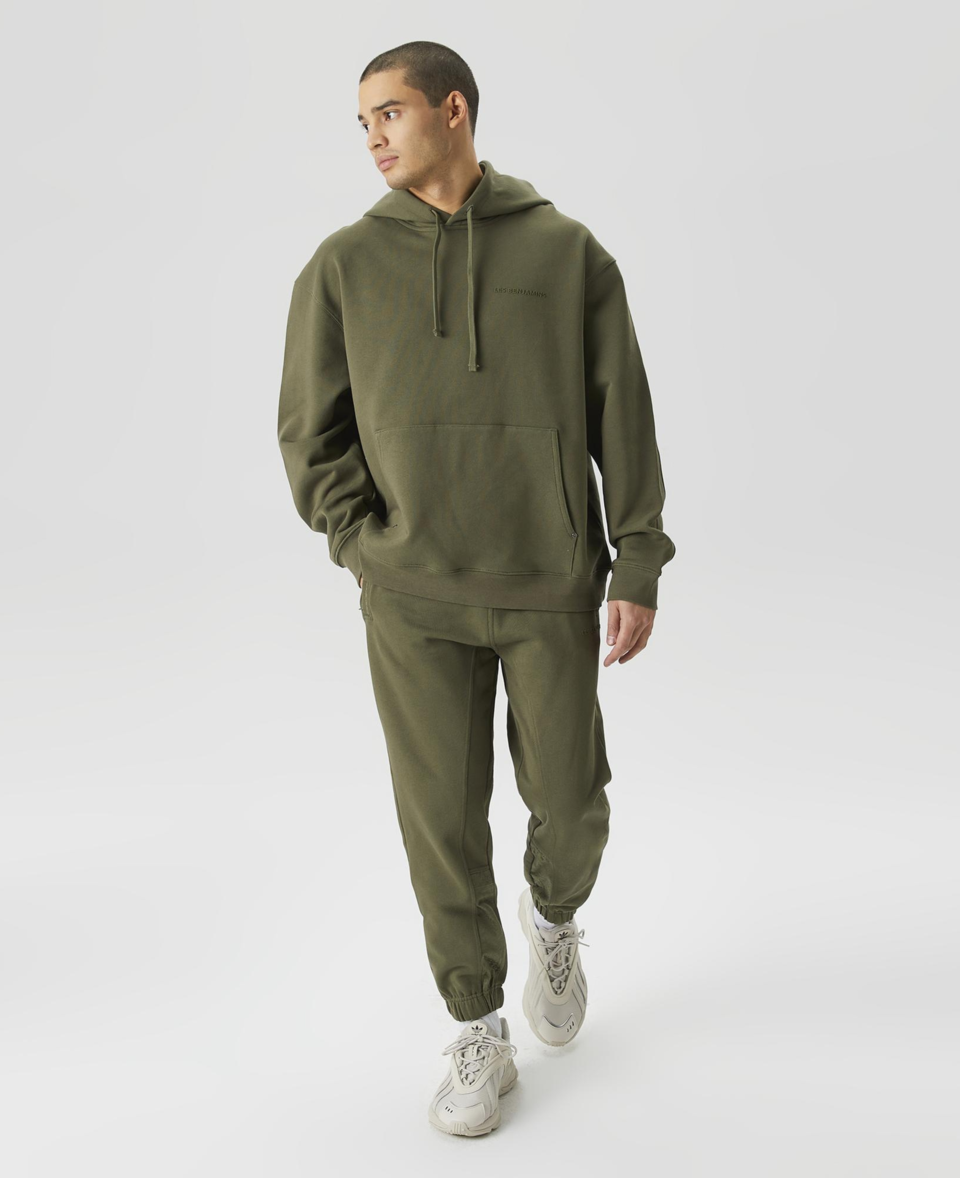 Les Benjamins Classics Erkek Yeşil Hoodie