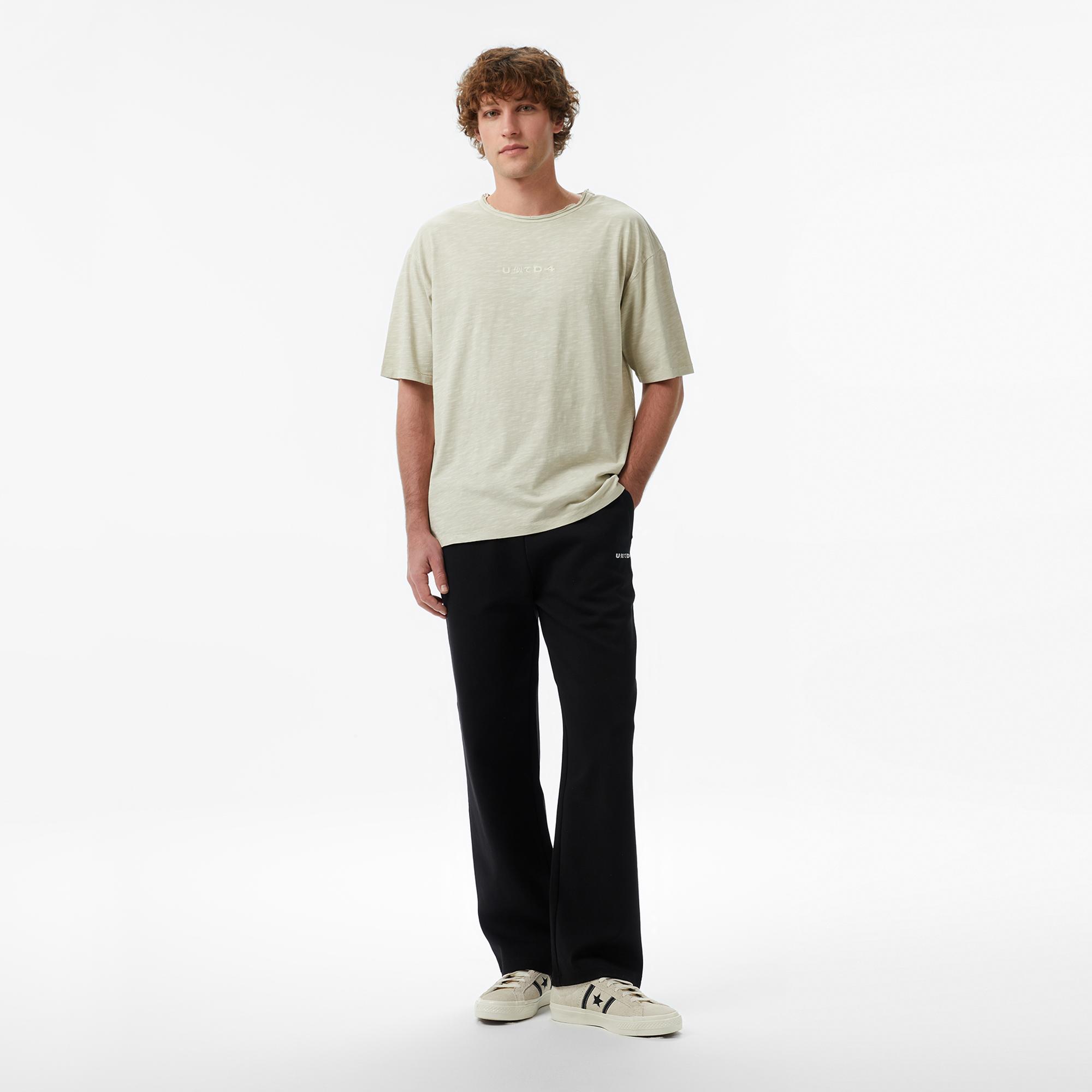 UNITED4 Comfort Fit Erkek Siyah Eşofman Altı