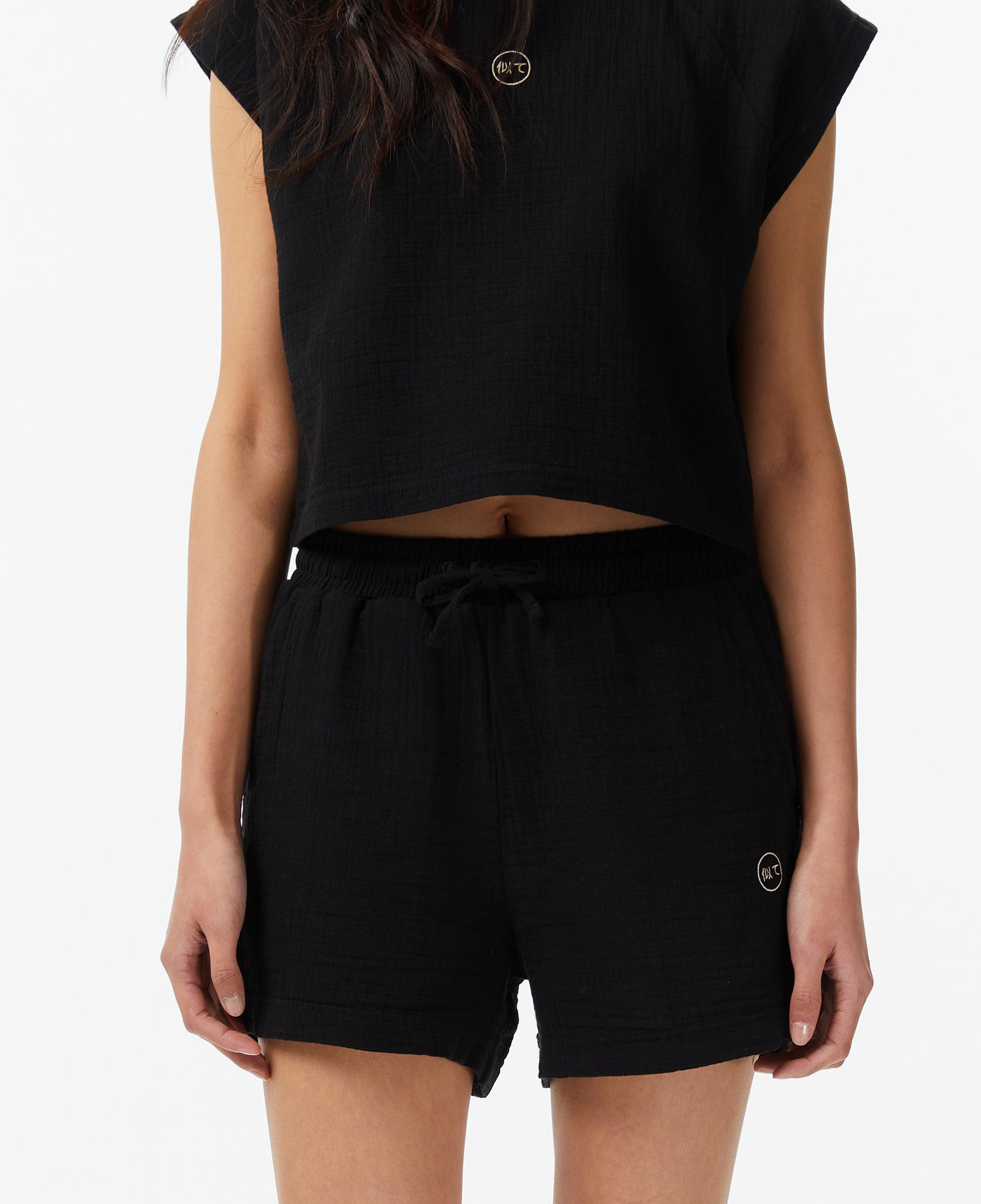 UNITED4 Regular Fit Kadın Siyah Şort