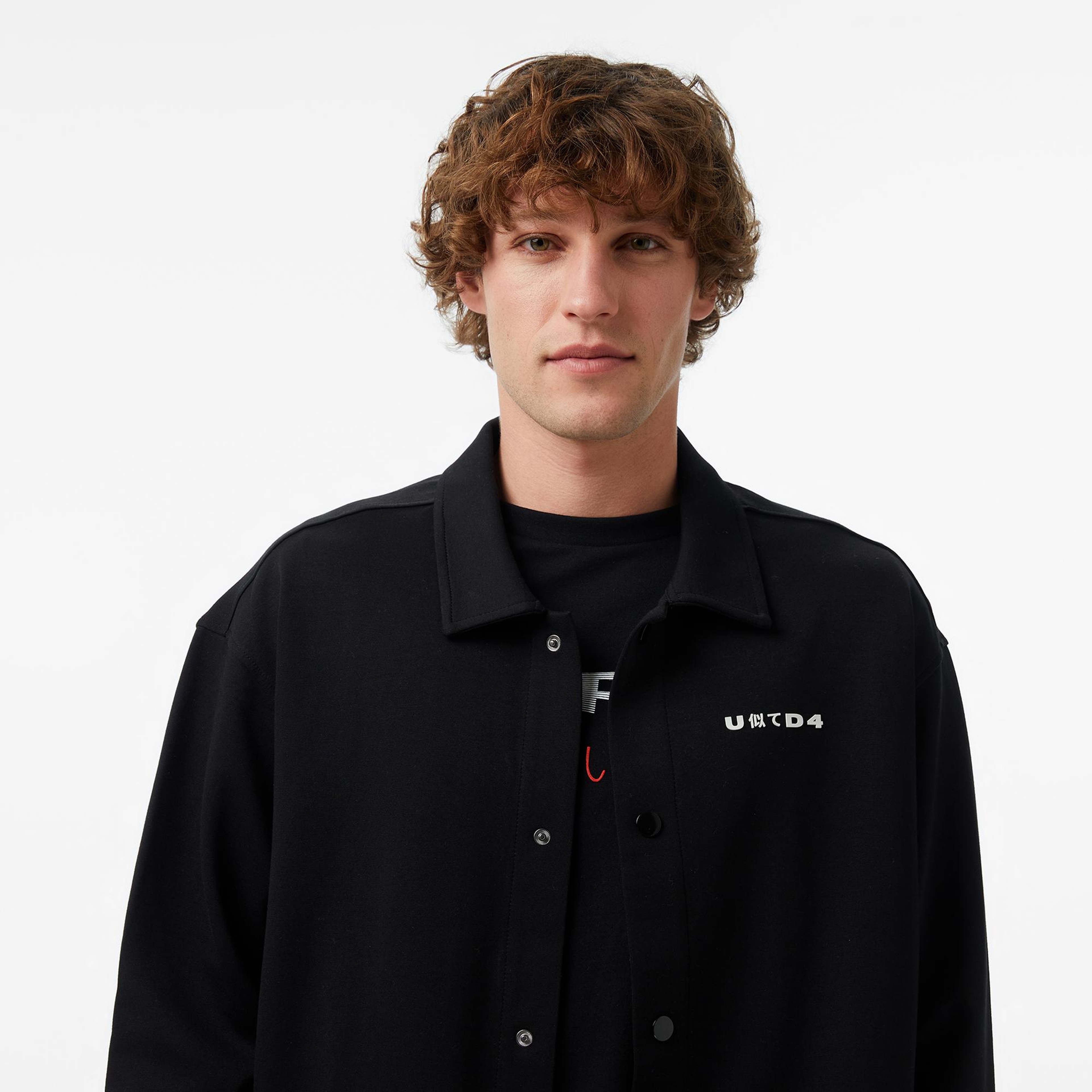 UNITED4 Comfort Fit Erkek Siyah Ceket