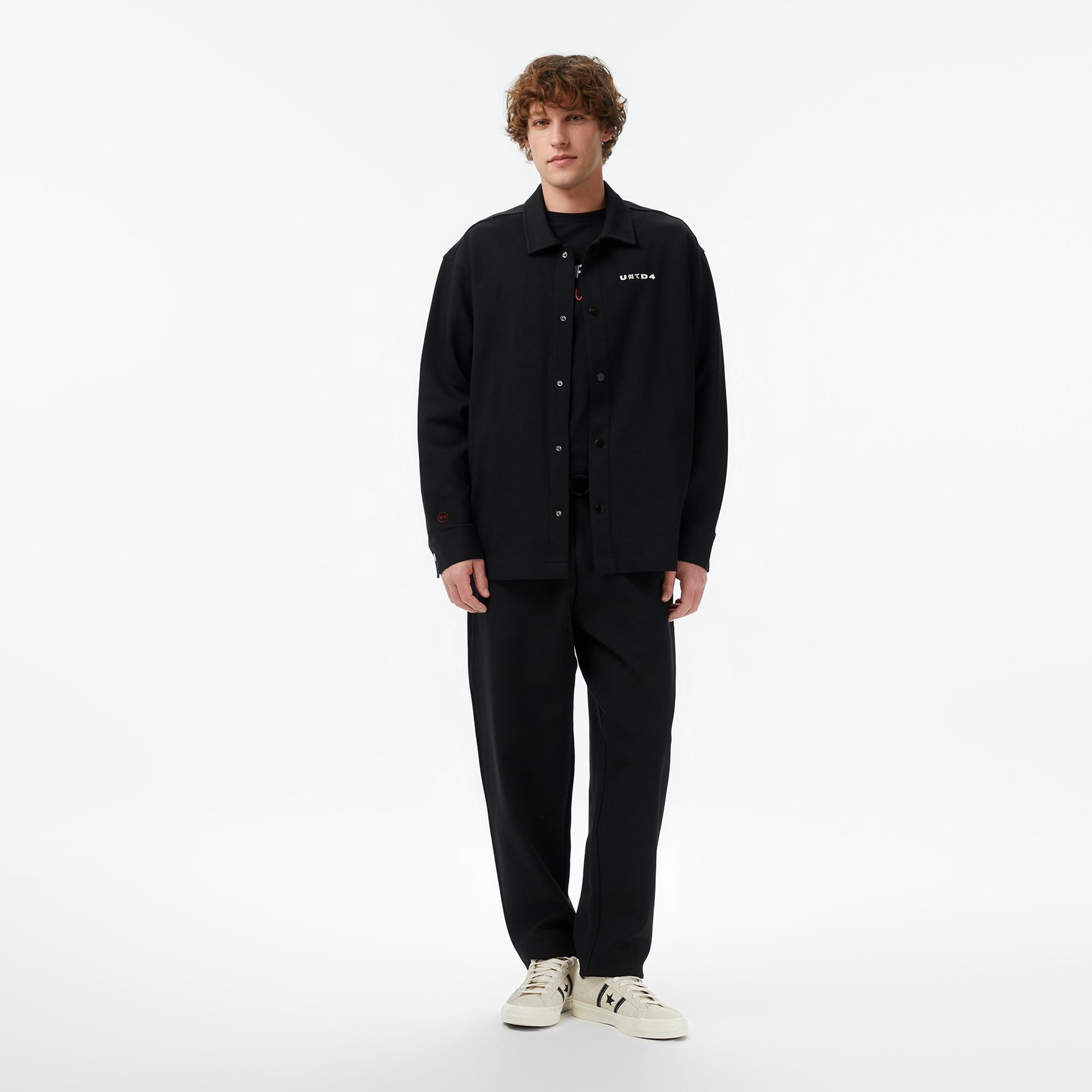 UNITED4 Comfort Fit Erkek Siyah Ceket