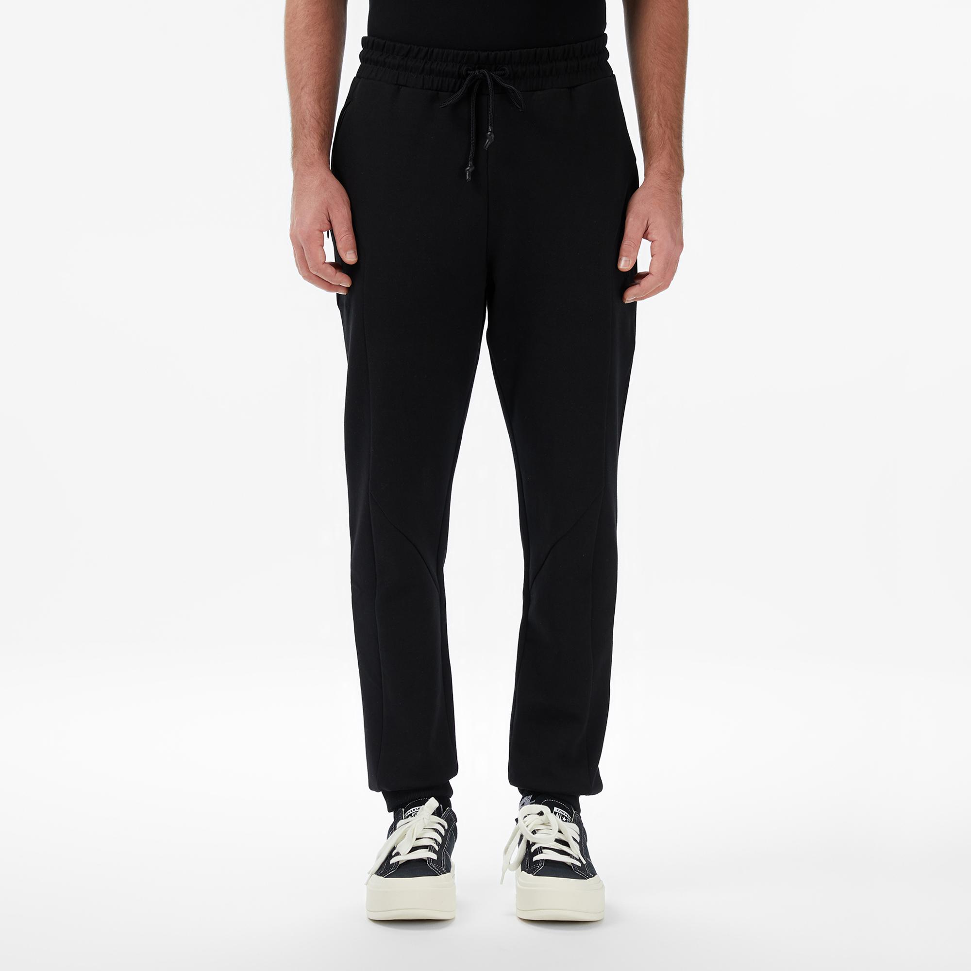 UNITED4 Regular Fit Erkek Siyah Eşofman Altı