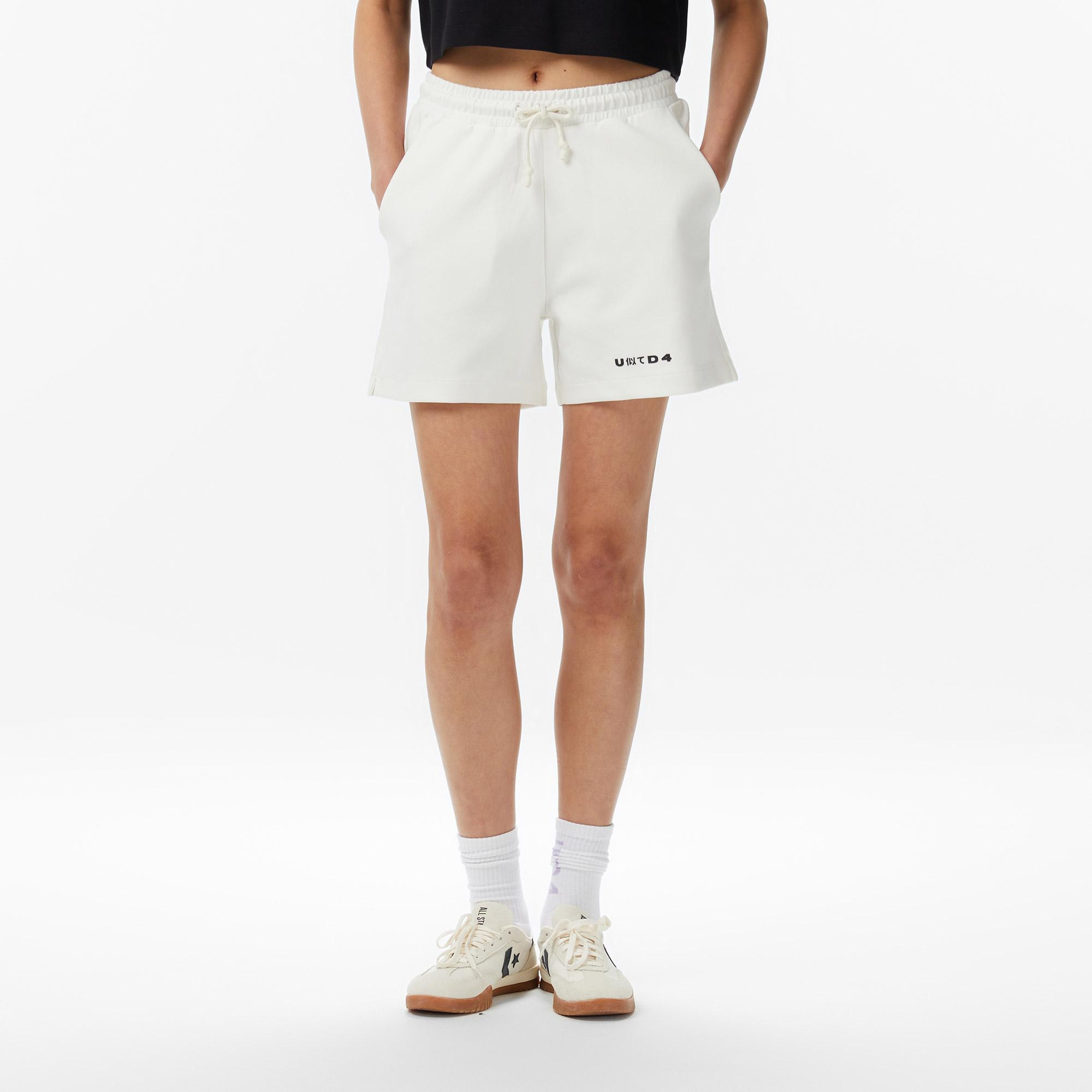 UNITED4 Regular Fit Kadın Bej Şort