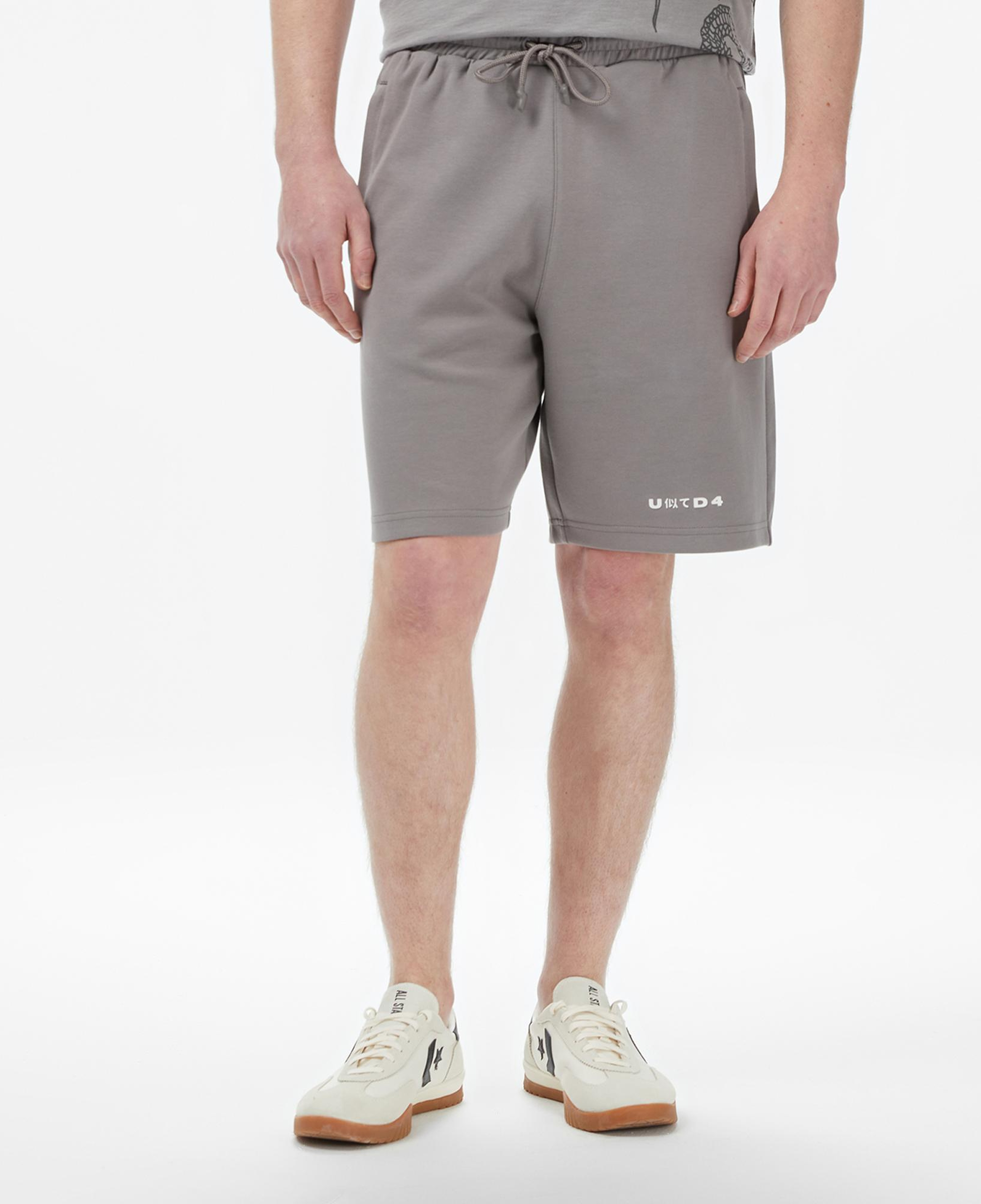 UNITED4 Regular Fit Erkek Gri Şort