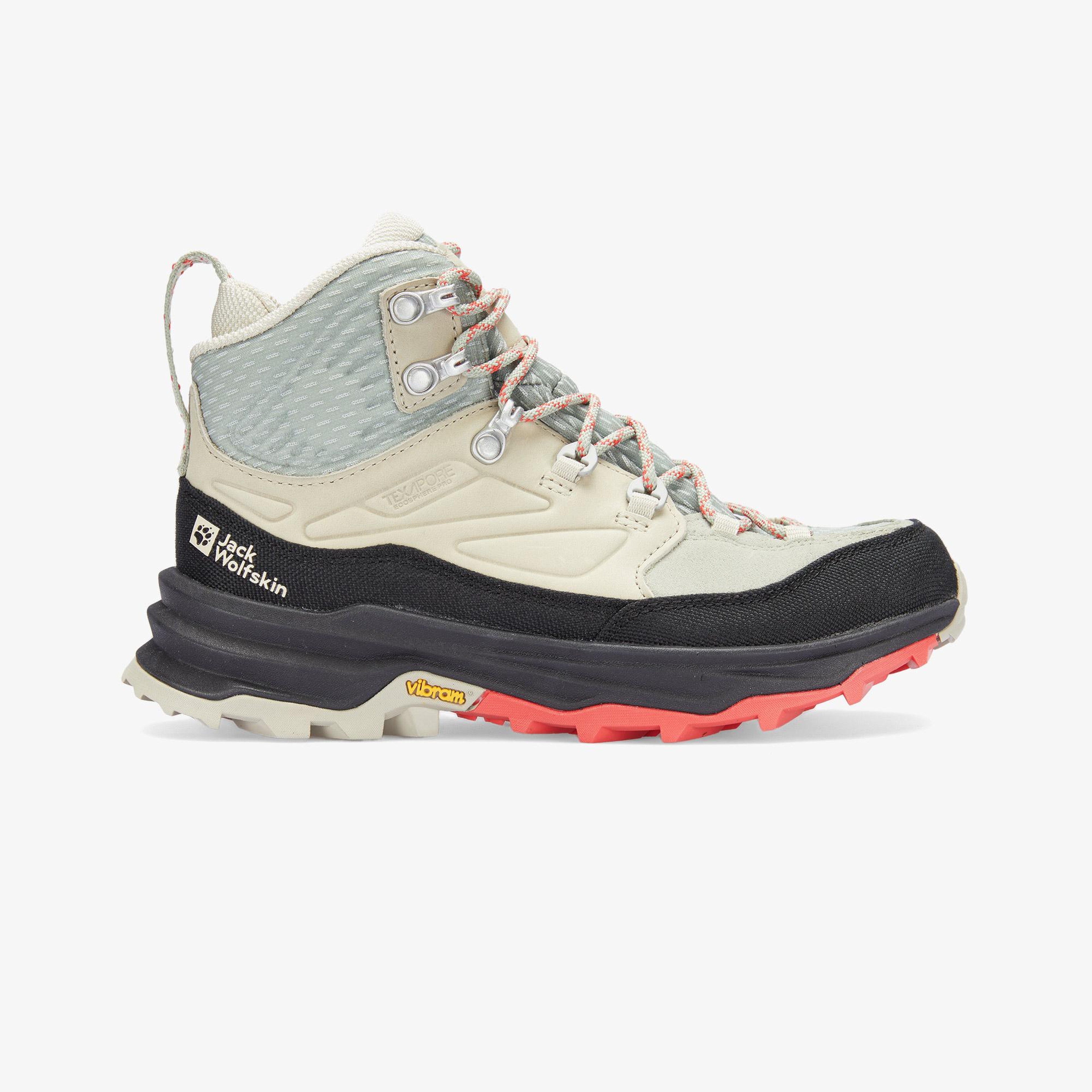 Jack Wolfskin Cyrox Texapore Mid Kadın Yeşil Outdoor Bot