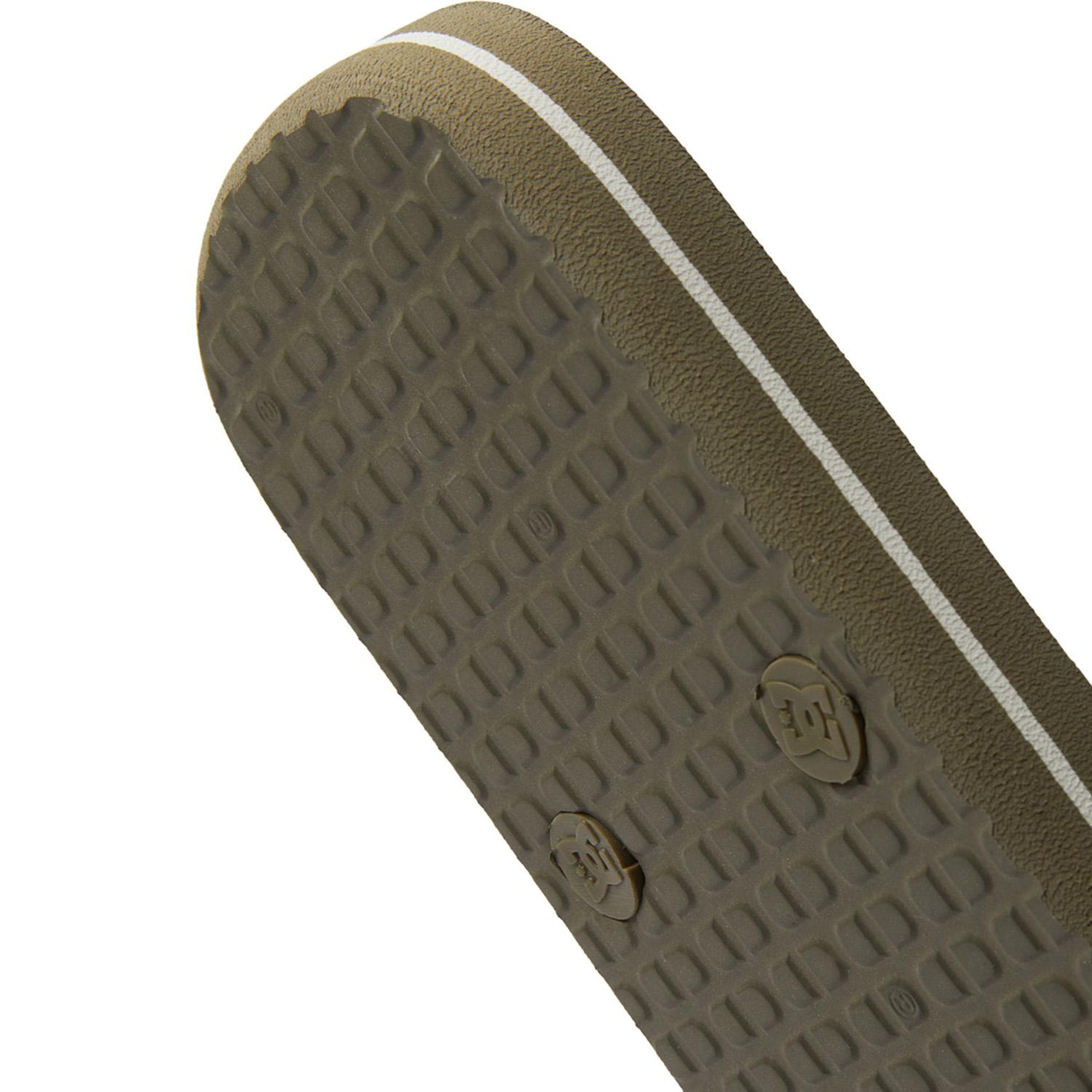 DC Erkek Terlik Spray Graffik Kahverengi