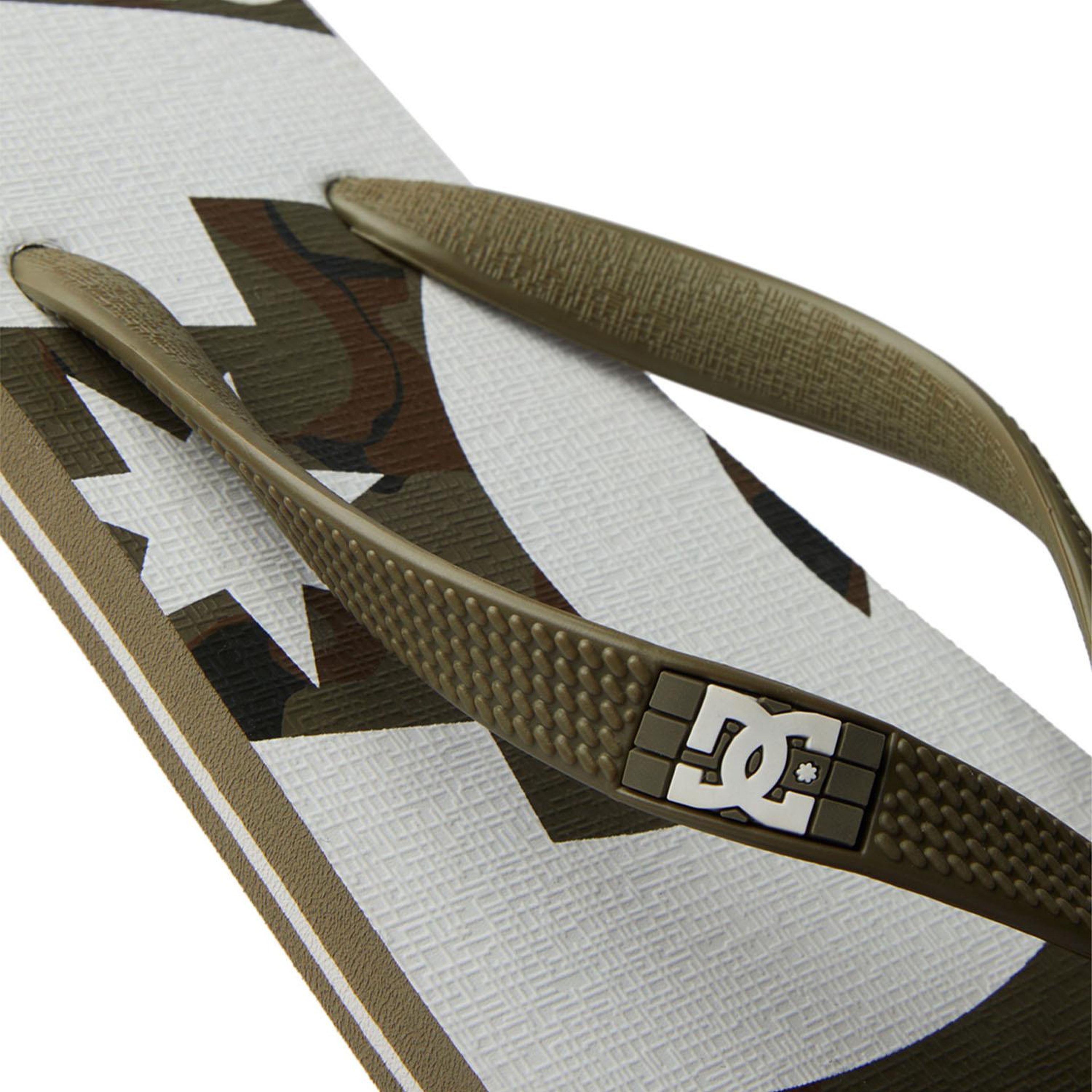 DC Erkek Terlik Spray Graffik Kahverengi