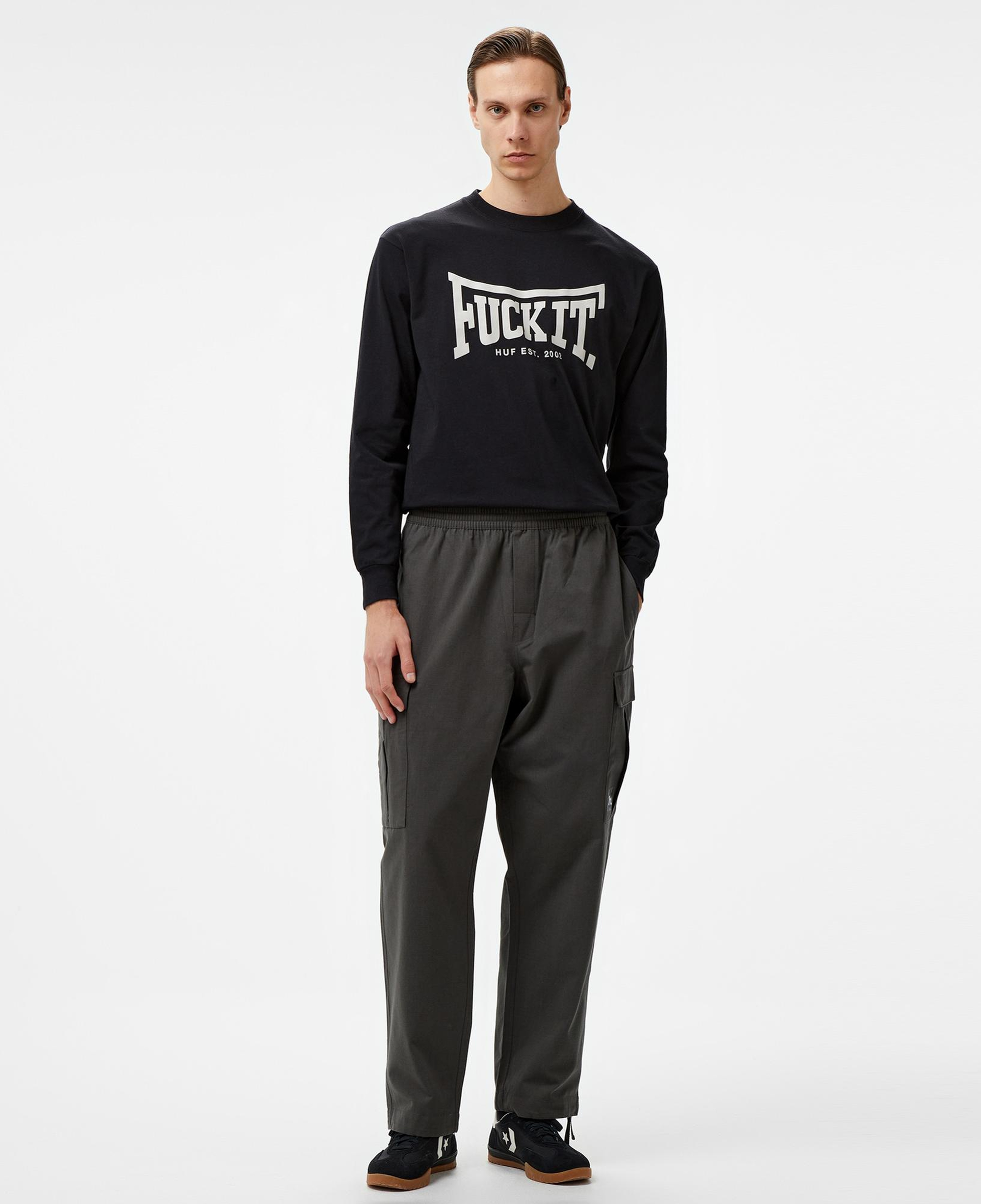 Huf Leisure Cargo Pant Erkek Siyah Pantolon